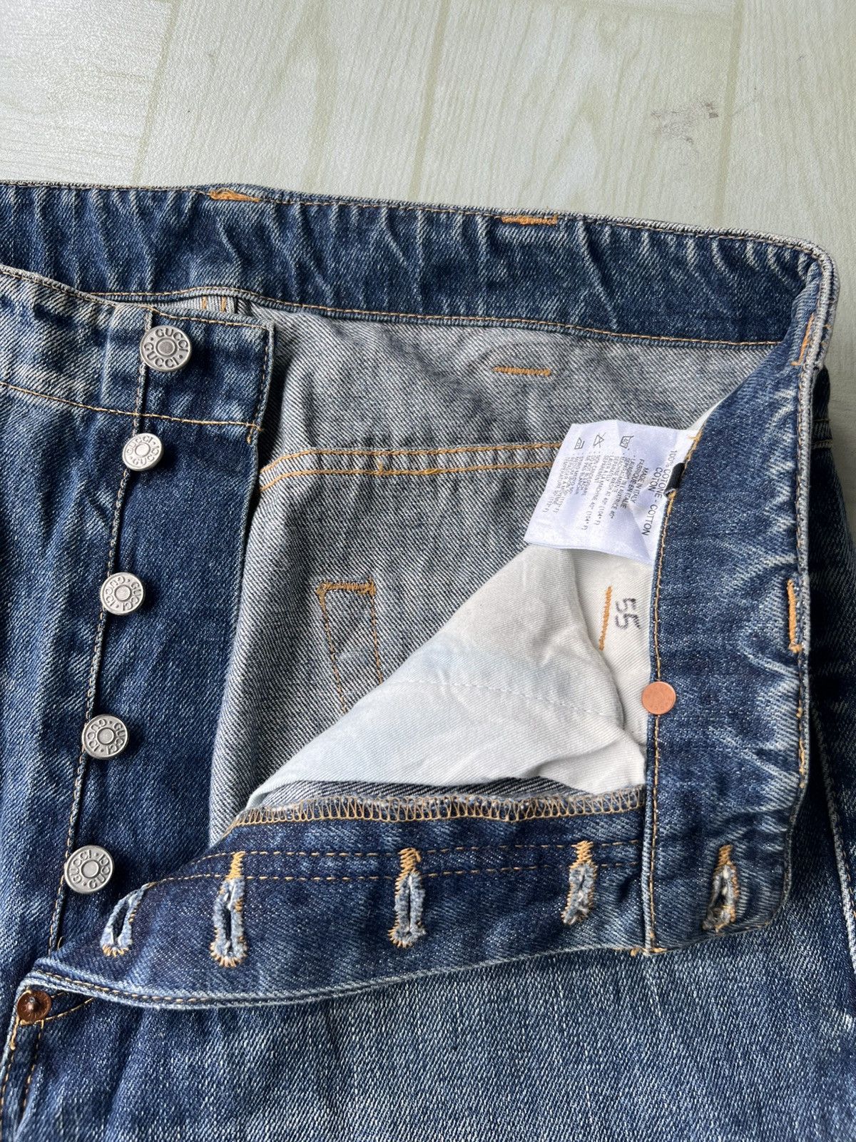 Gucci Vintage Gucci Tom Ford Super Flare Levis 646 517 Denim Jeans Size US 32 / EU 48 - 6 Thumbnail