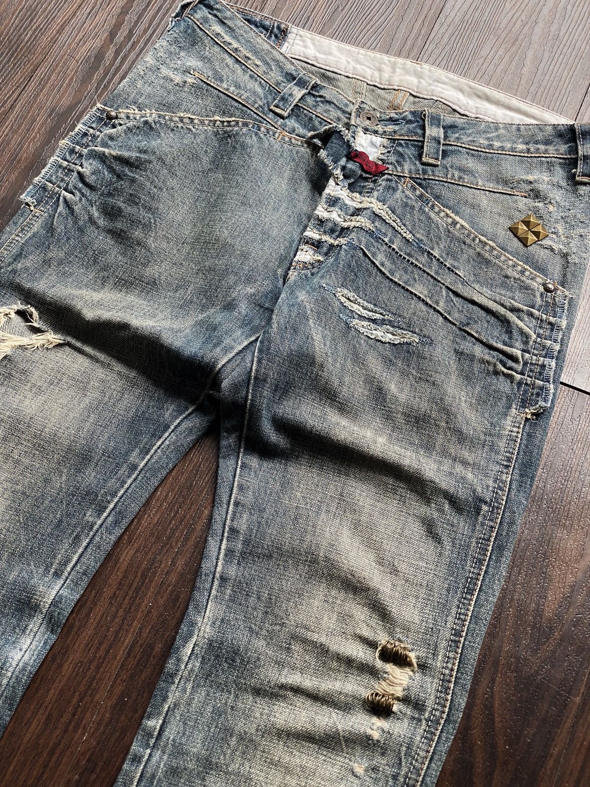 Marithe + Francois Girbaud MARITHE FRANCOIS GIRBAUD RING DENIM Size US 30 / EU 46 - 3 Thumbnail