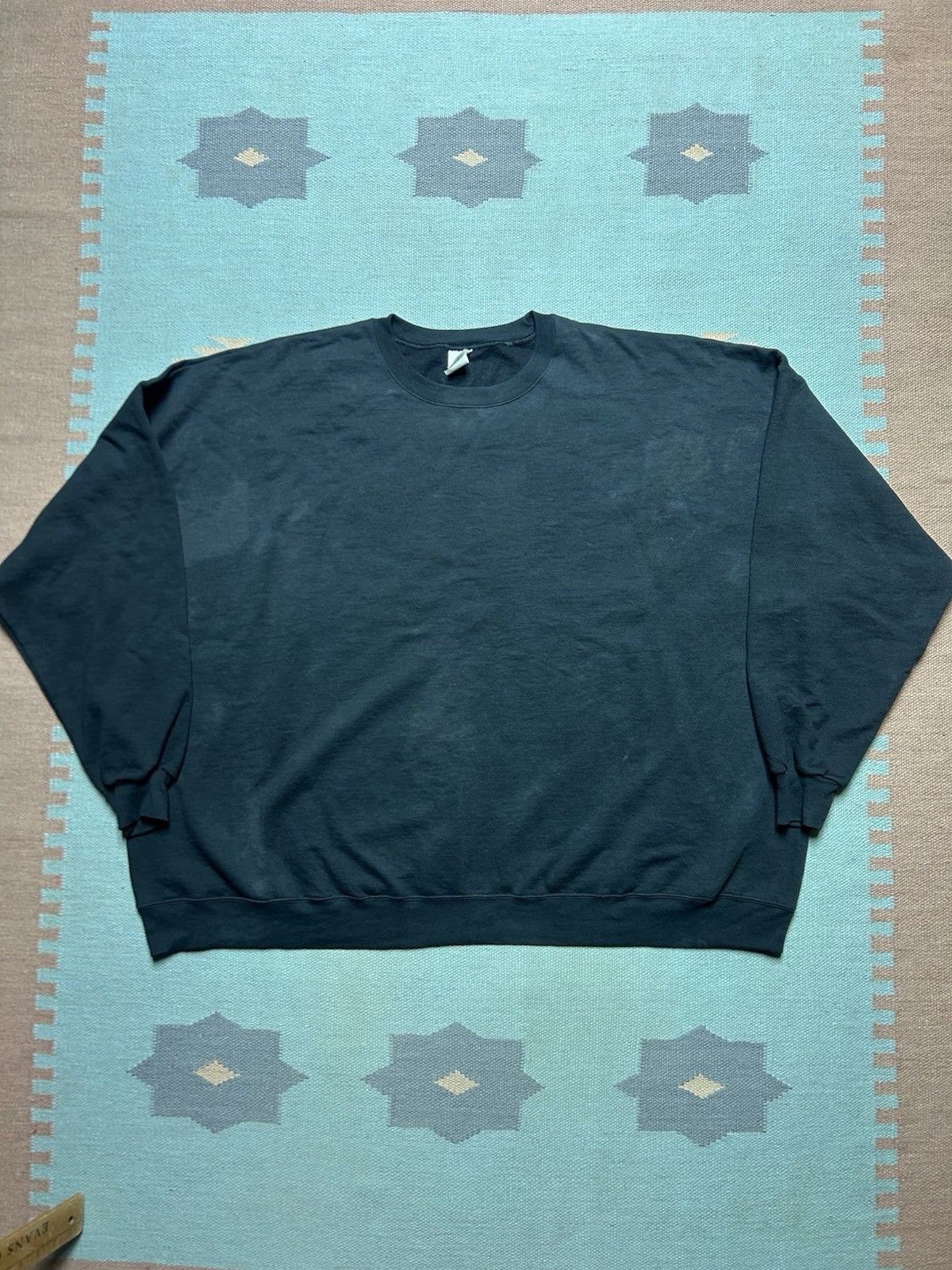 Hanes Hanes eco smart crewneck sweatshirt blank blac soft cozy 5XL Size US XXL / EU 58 / 5 - 1 Thumbnail