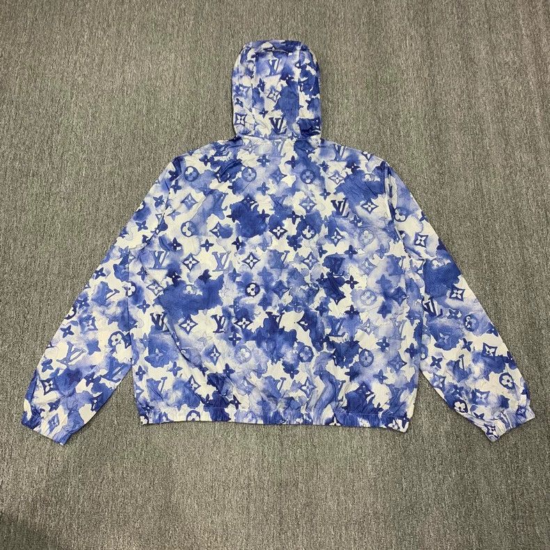 Louis Vuitton Louis Vuitton Blue ink-wash old flower full print assault Size US M / EU 48-50 / 2 - 2 Thumbnail