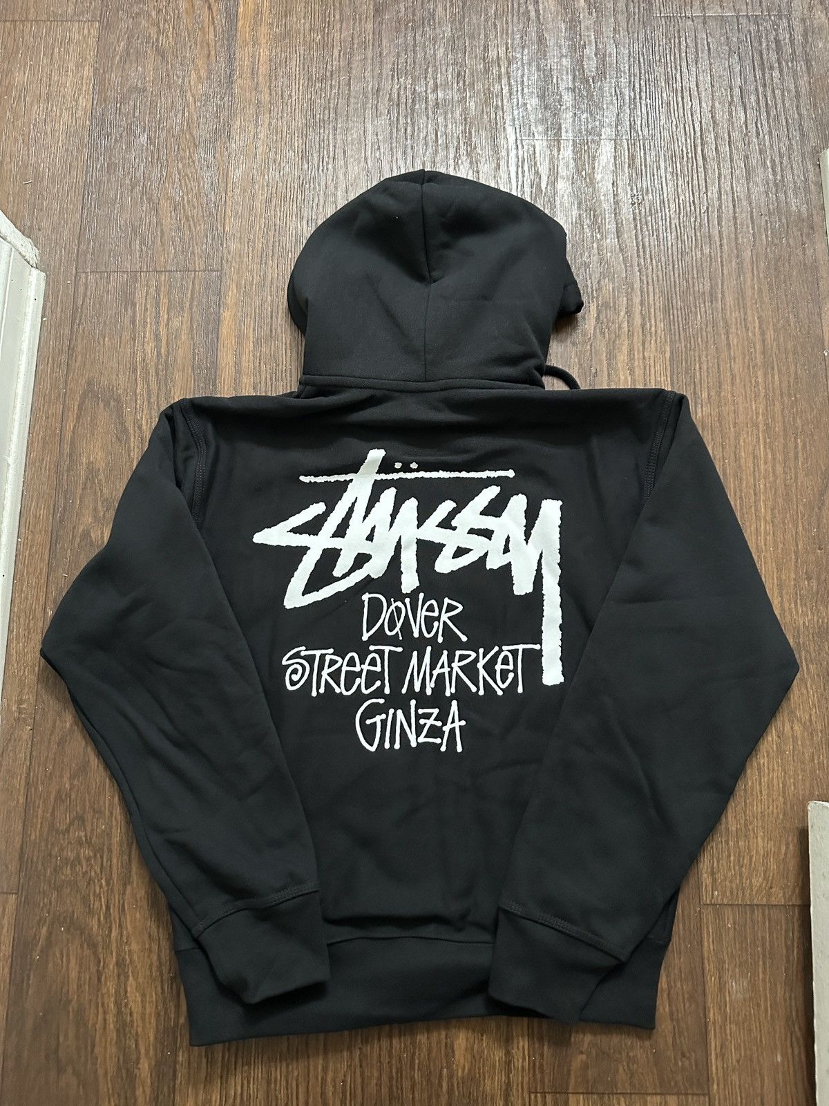 black STUSSY OLD トップス faded 00s zip hoodie