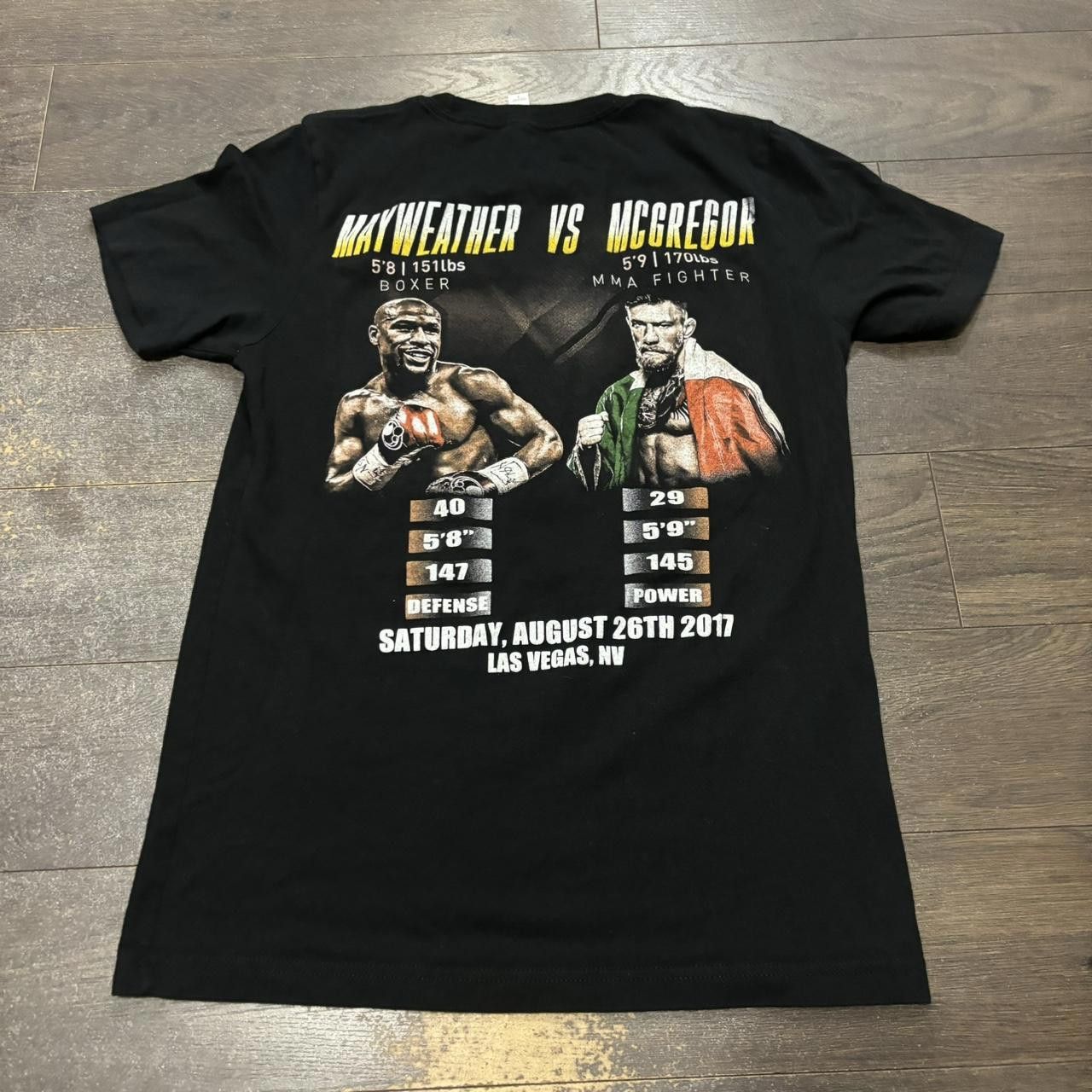 Designer Floyd Mayweather vs. Conor McGregor fight t shirt 17 S Size US S / EU 44-46 / 1 - 5 Thumbnail