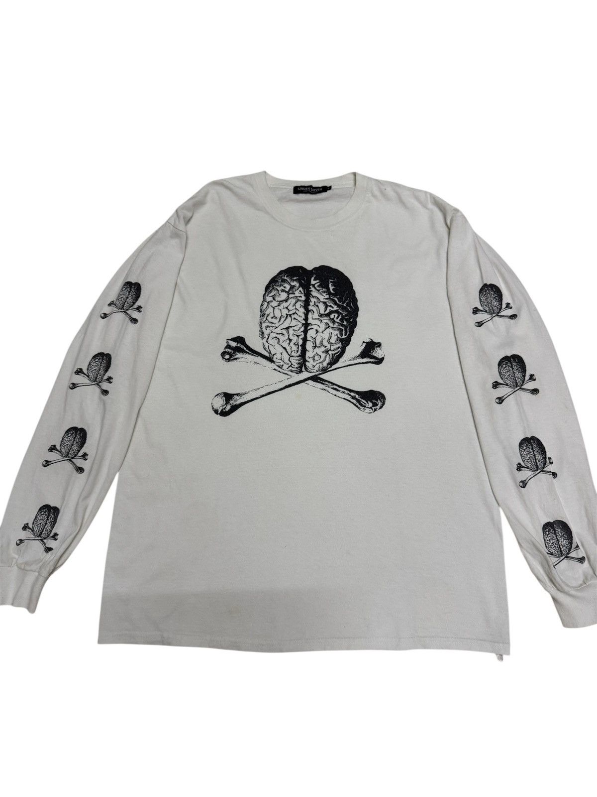 Undercover Vintage 1999 Undercover Brain Cross Bones Tee Size US L / EU 52-54 / 3 - 2 Thumbnail