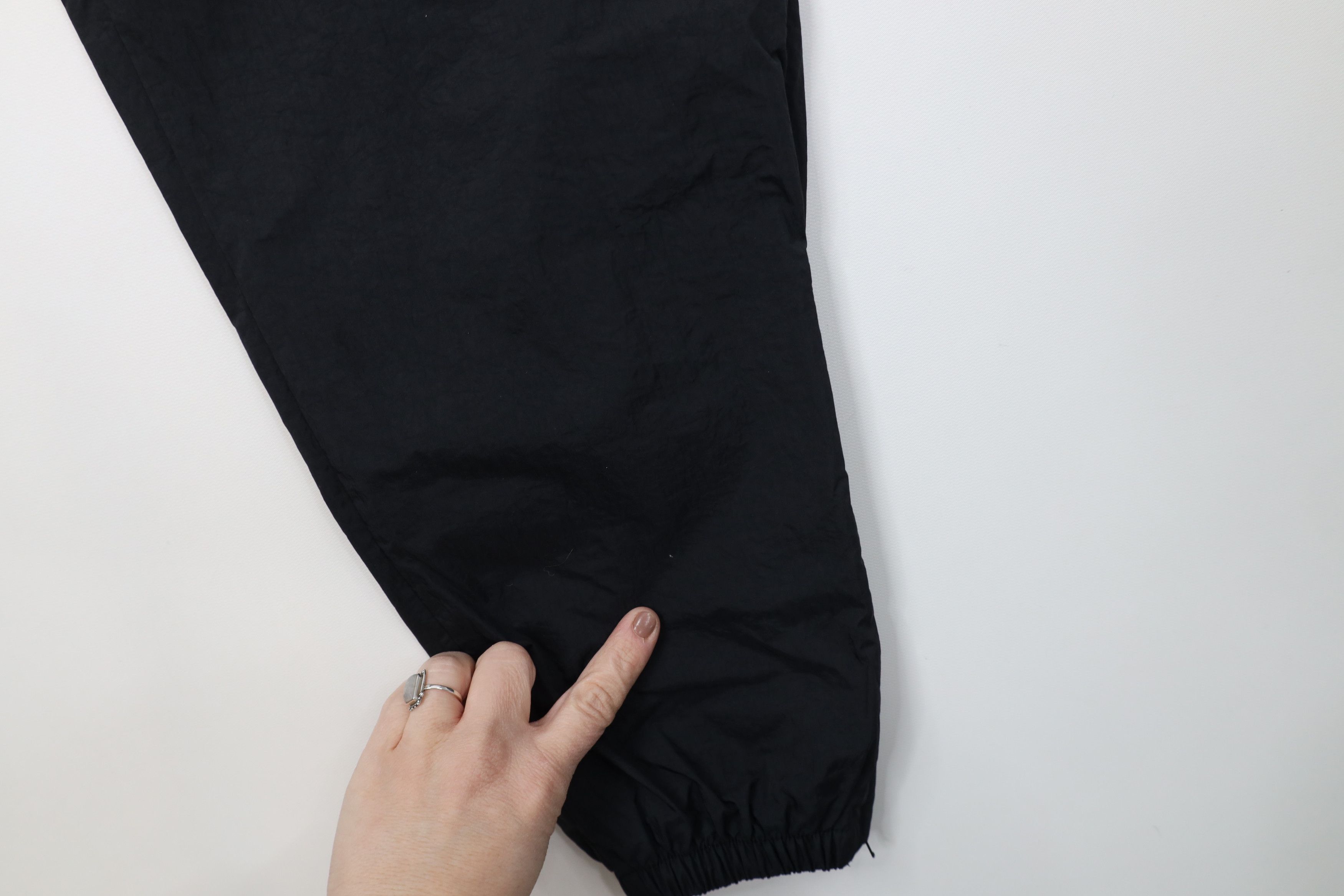 Nike Vintage 90s Nike Scott Mini Swoosh Lined Joggers Pants Black Size US 34 / EU 50 - 5 Thumbnail