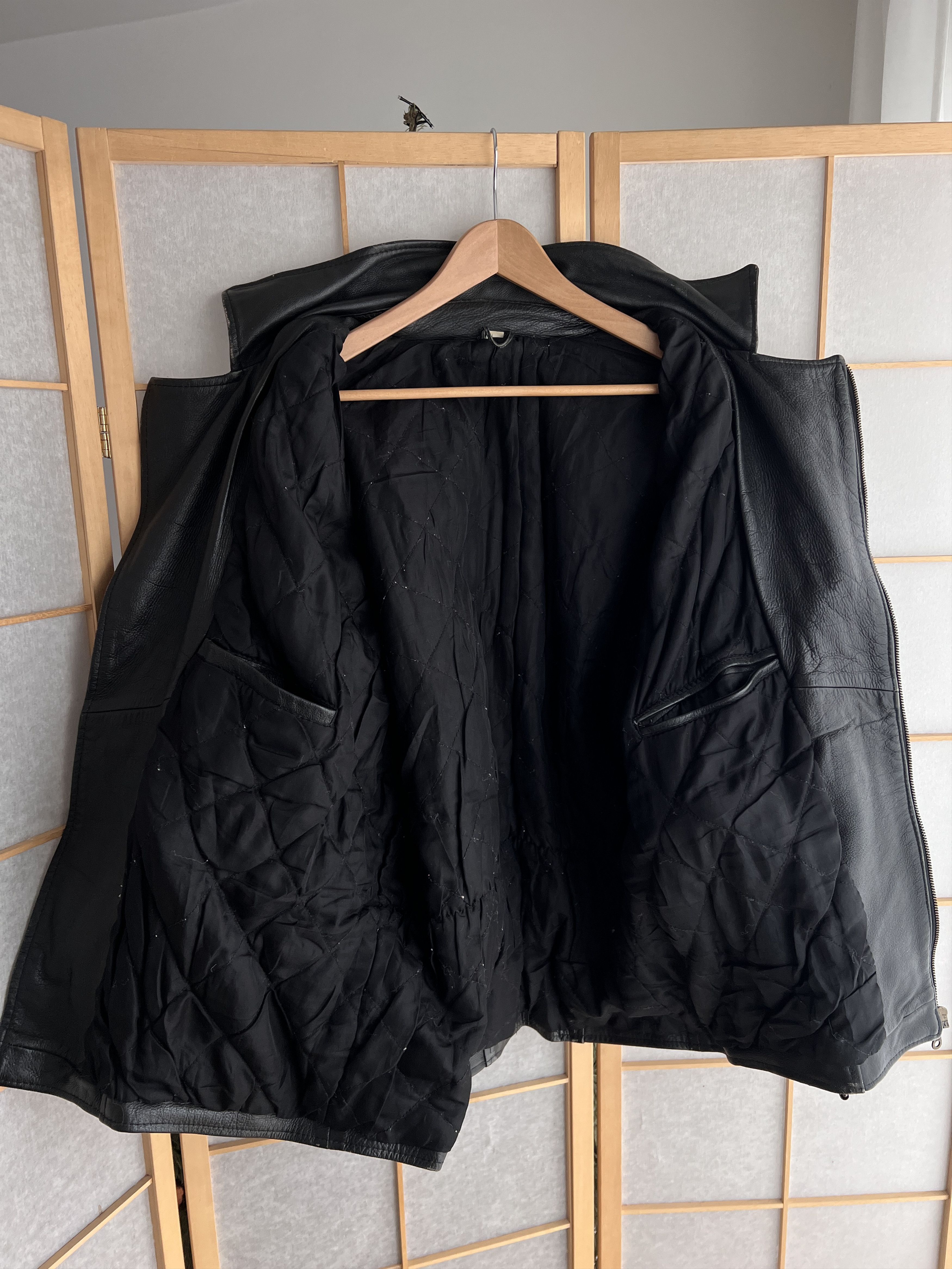 Japanese Brand Vintage 90s racing leather bomber jacket biker y2k punk rare Size US L / EU 52-54 / 3 - 23 Thumbnail