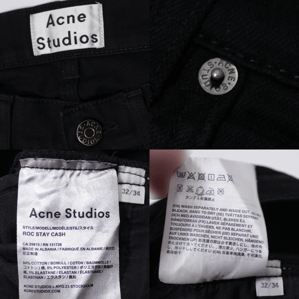 Acne Studios Roc Stay Cash Jeans Size US 32 / EU 48 - 8 Thumbnail