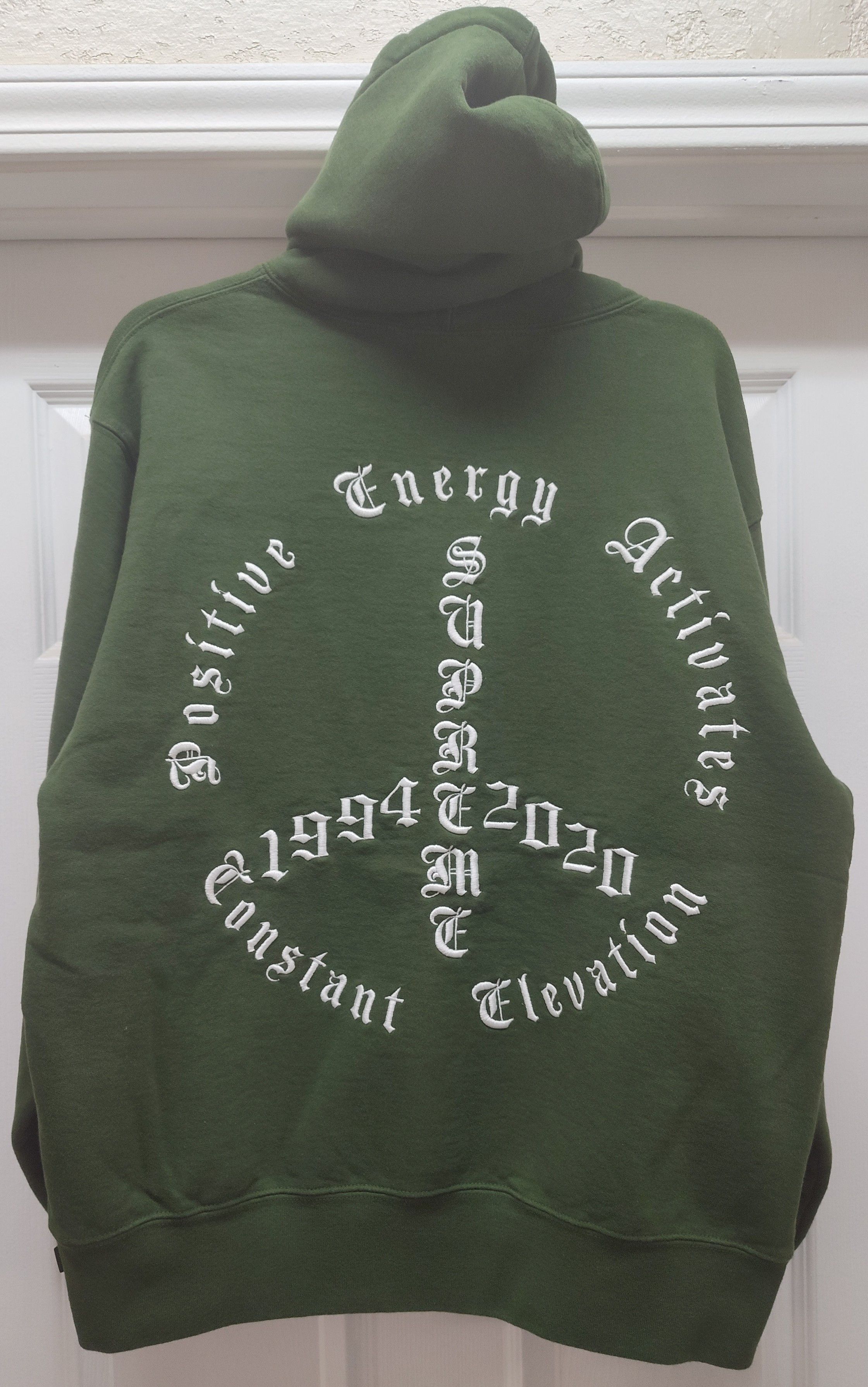 Supreme Supreme FW20 Peace Hooded Sweatshirt Size US M / EU 48-50 / 2 - 2 Thumbnail