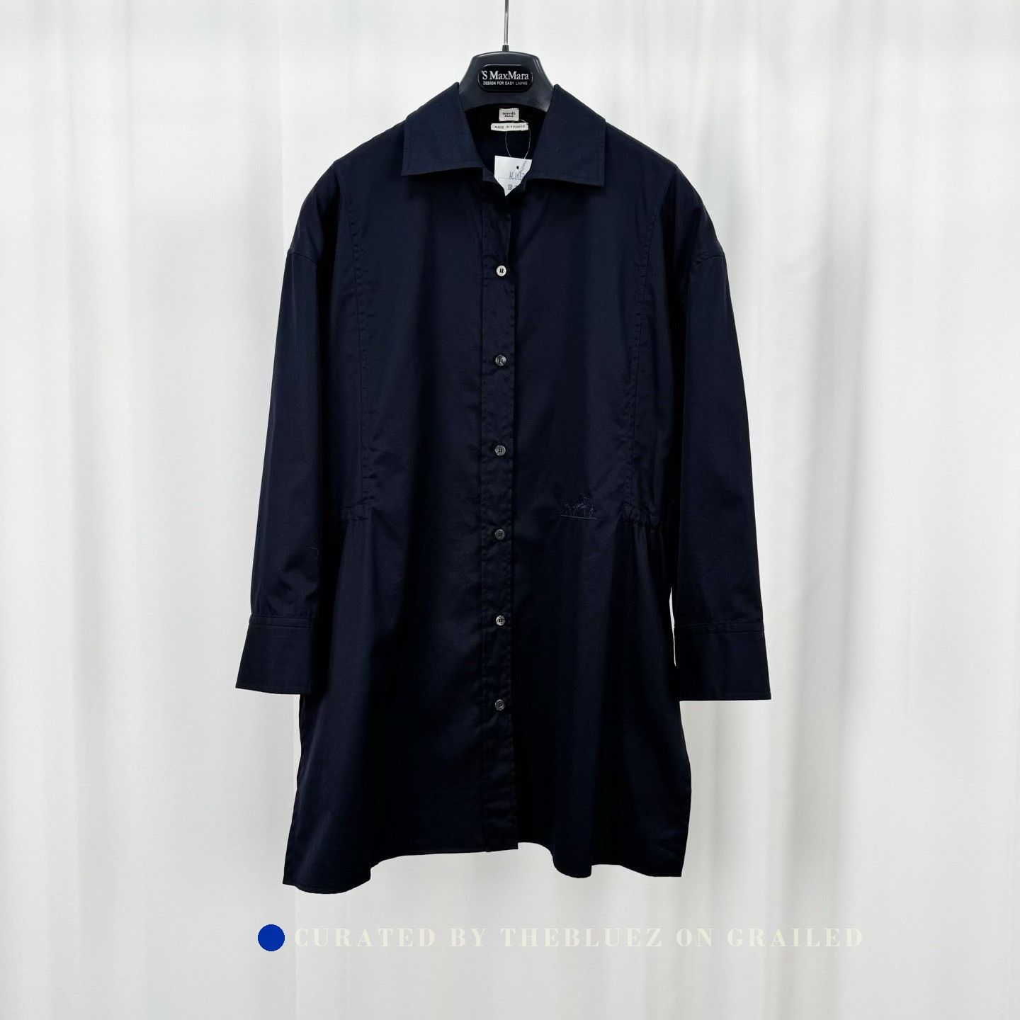 Hermes Hermes Carriage Embroidery Drawstring Shirt Dress Size XS / US 0-2 / IT 36-38 - 1 Thumbnail