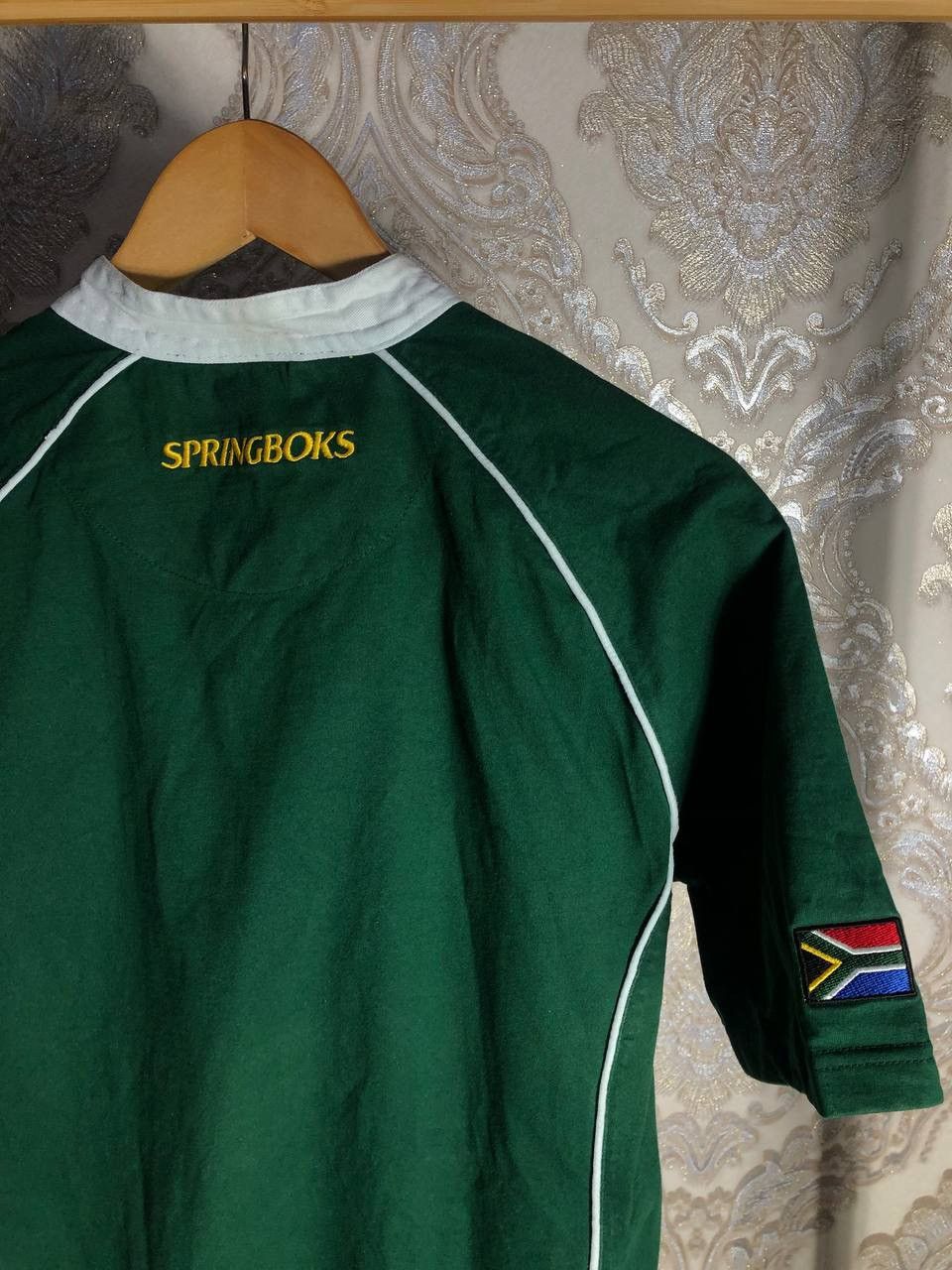 Canterbury of New Zealand × Cotton Traders VERY RARE AFRICA RUGBY JERSEY RETRO POLO BLOKECORE 90s Y2K Size US S / EU 44-46 / 1 - 6 Thumbnail
