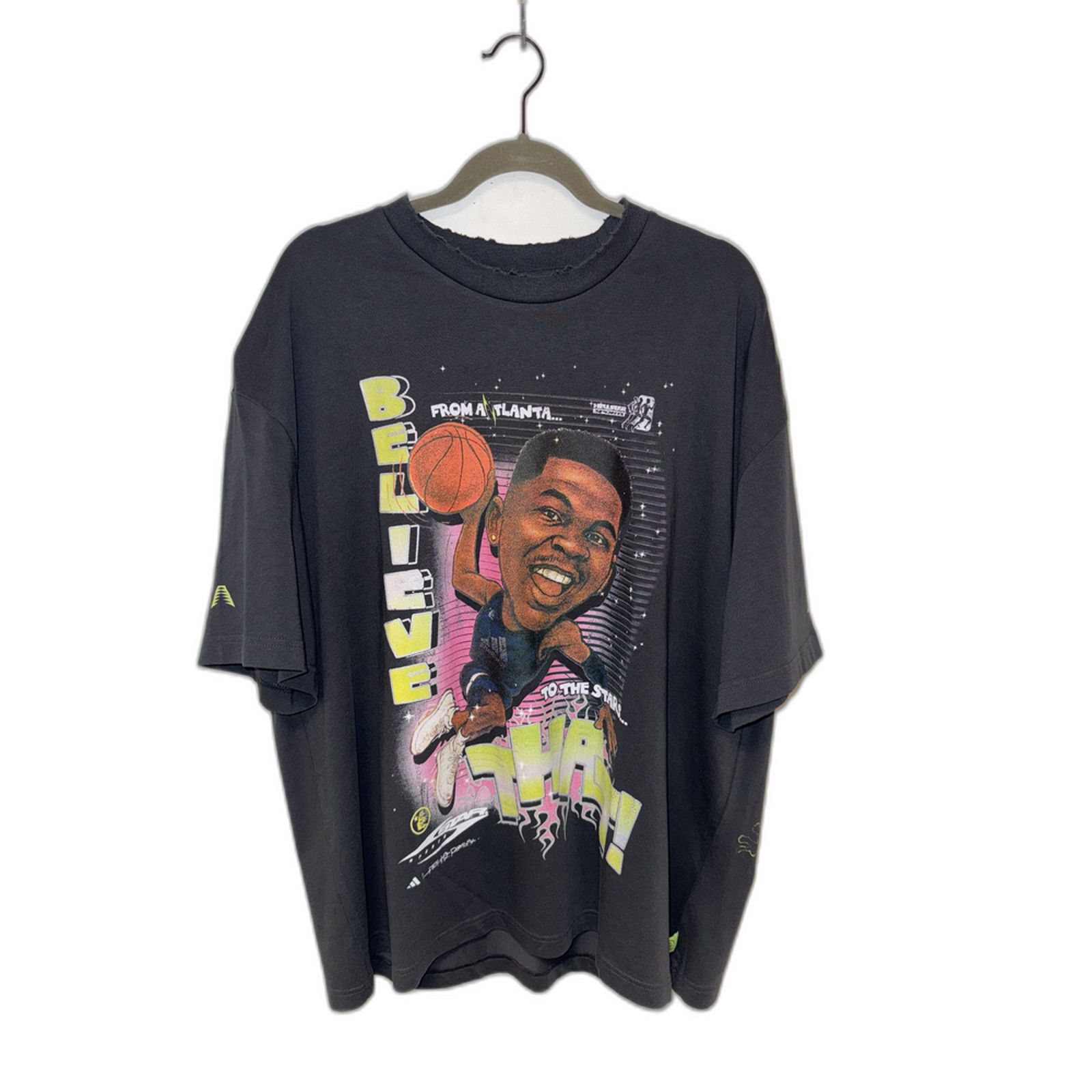 HELLSTAR Hellstar Tee Black x Adidas x Anthony Edwards Size US L / EU 52-54 / 3 - 1 Thumbnail