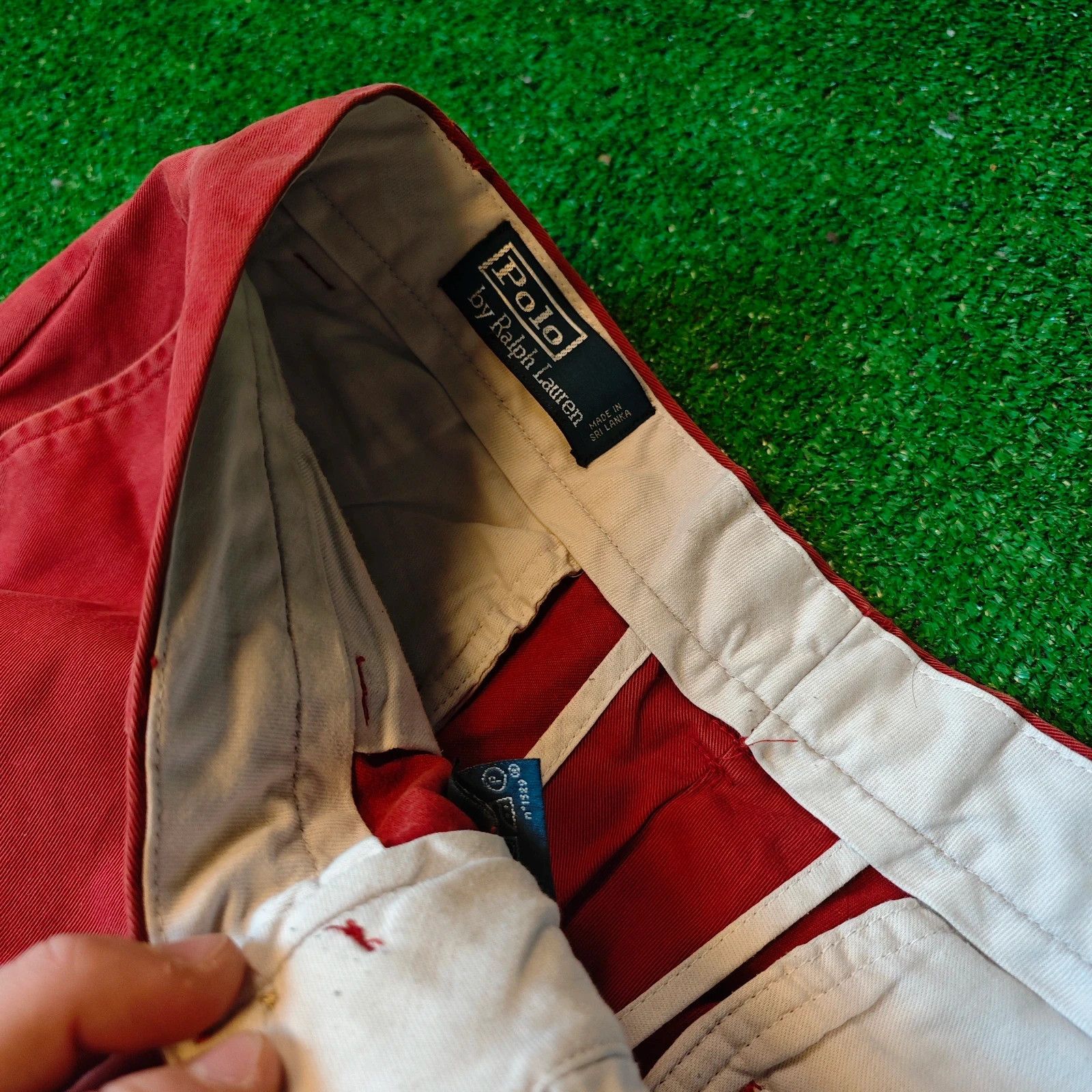 Polo Ralph Lauren × Vintage Vintage Polo Ralph Lauren Chino Pants 30x32 red trousers Size US M / EU 48-50 / 2 - 15 Thumbnail