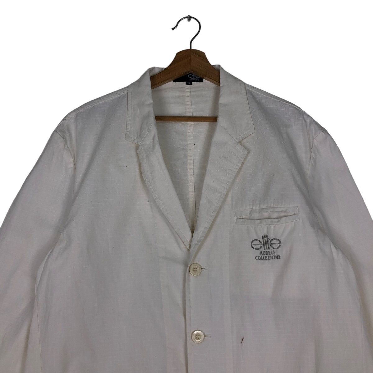 Japanese Brand 🔥Vintage Chore Jacket Elite Models Collezione Issey Miyake Size US L / EU 52-54 / 3 - 3 Thumbnail