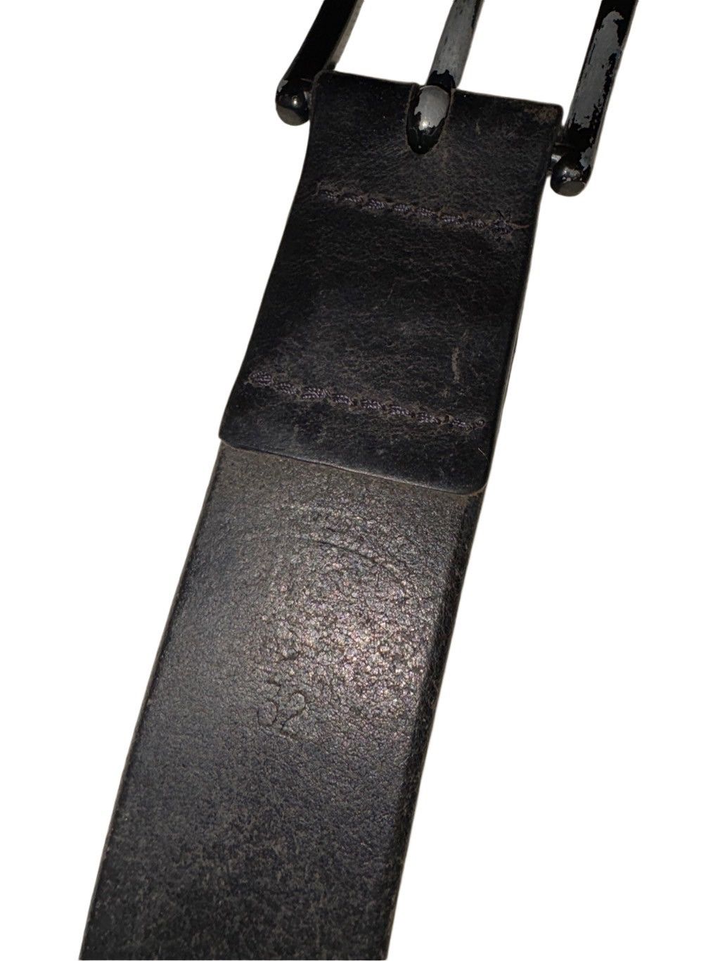 Vintage Vintage Genuine Leather Classic Denim Belt Size 32 - 2 Thumbnail