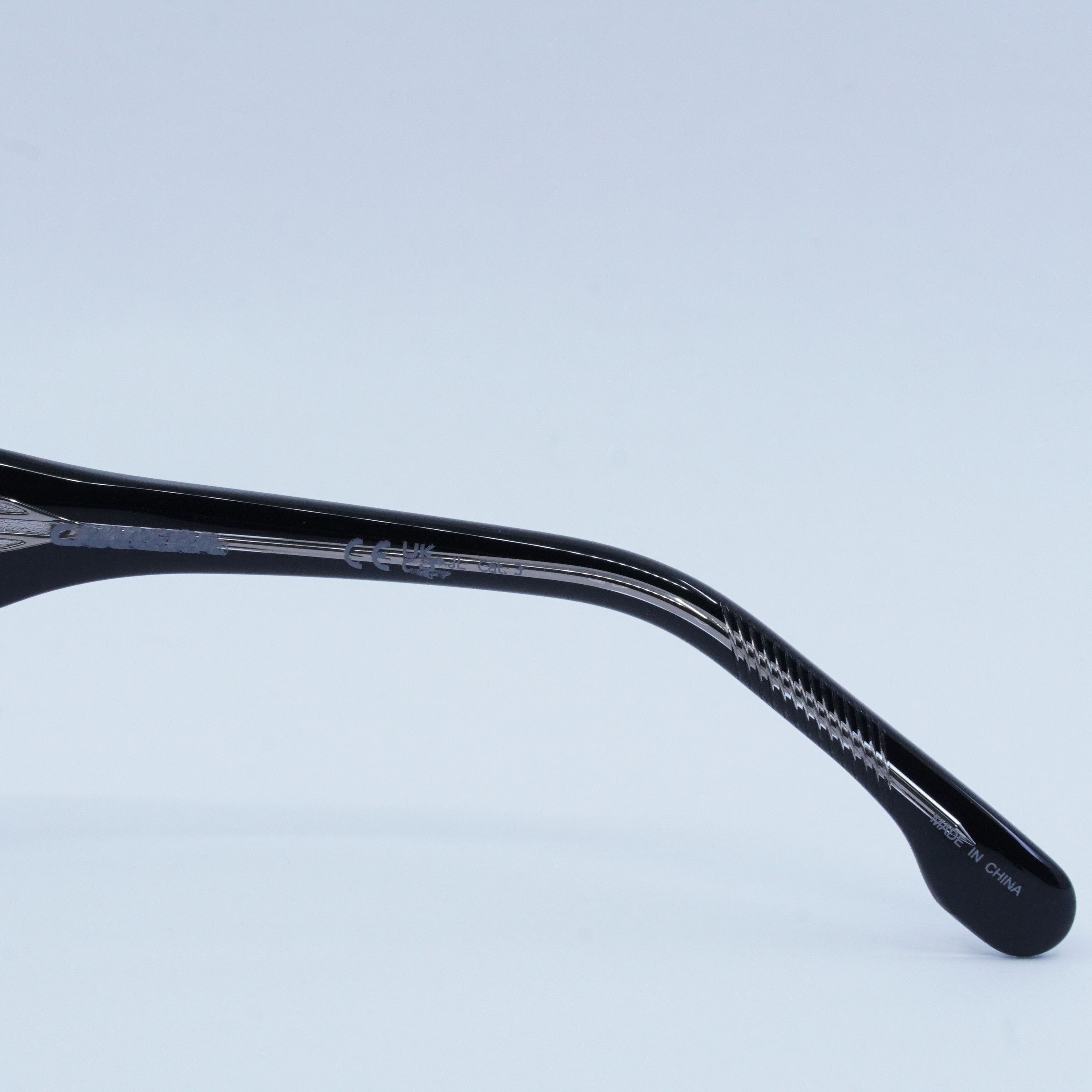 Carrera CARRERA 305/S 0Y00 XT Sunglasses Black Square Frame Size ONE SIZE - 8 Thumbnail