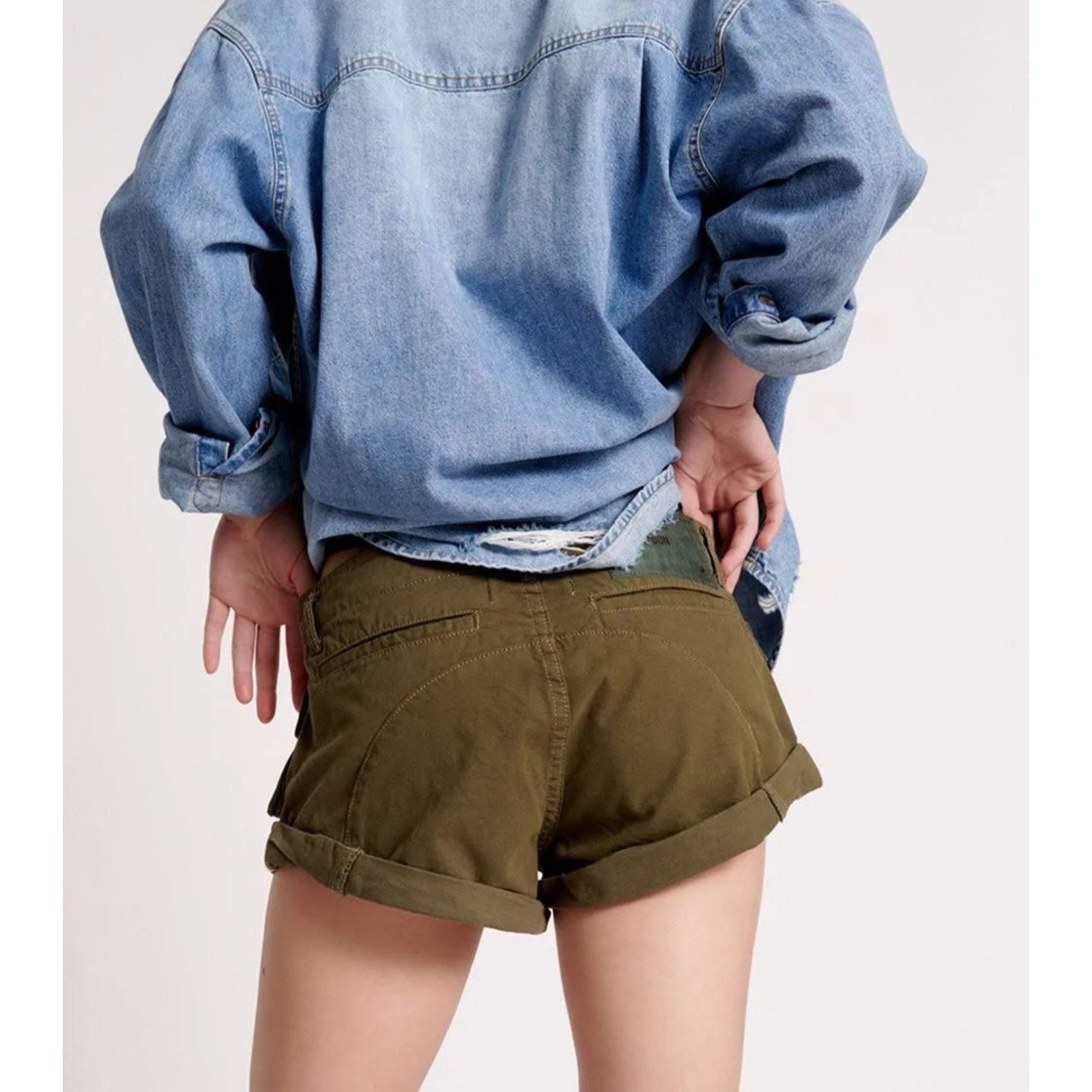 One Teaspoon One Teaspoon Cadet Bandits Low-Waist Utility 29 button fly Size 29" - 4 Thumbnail