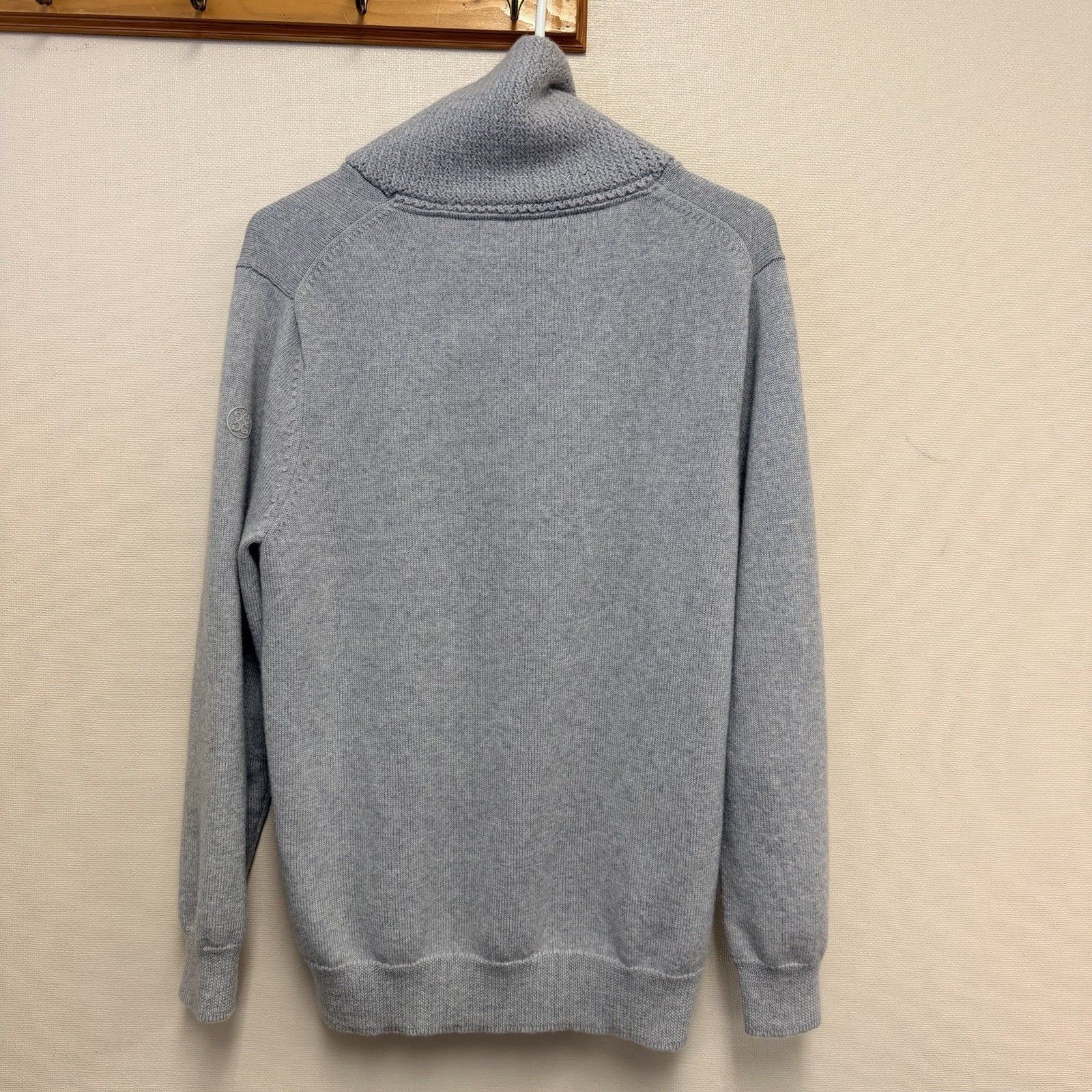 G/FORE G/FORE Merino Wool Shawl Collar Sweater Gray Pullover M Size US M / EU 48-50 / 2 - 9 Thumbnail