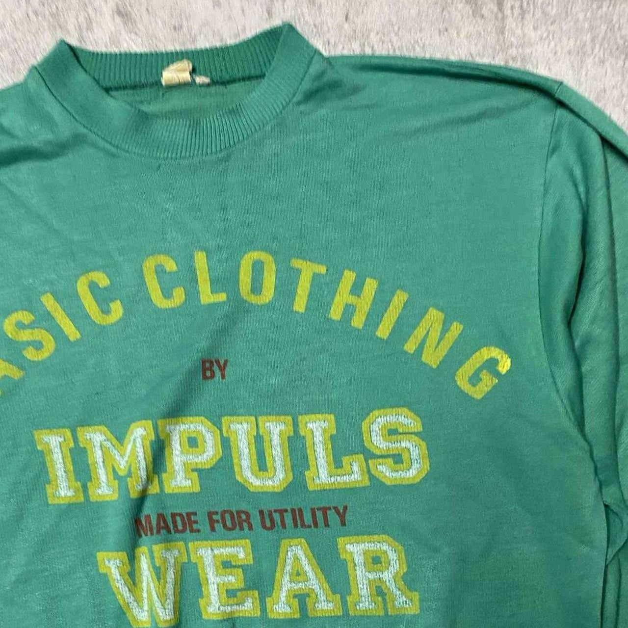 Other Green vintage 90s crewneck sweatshirt clothing Size US L / EU 52-54 / 3 - 3 Thumbnail