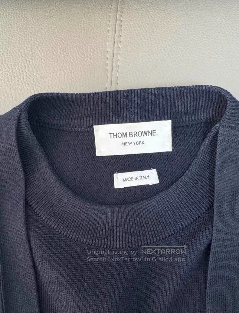 Thom Browne Thom Browne Blue sweater Size US M / EU 48-50 / 2 - 5 Thumbnail