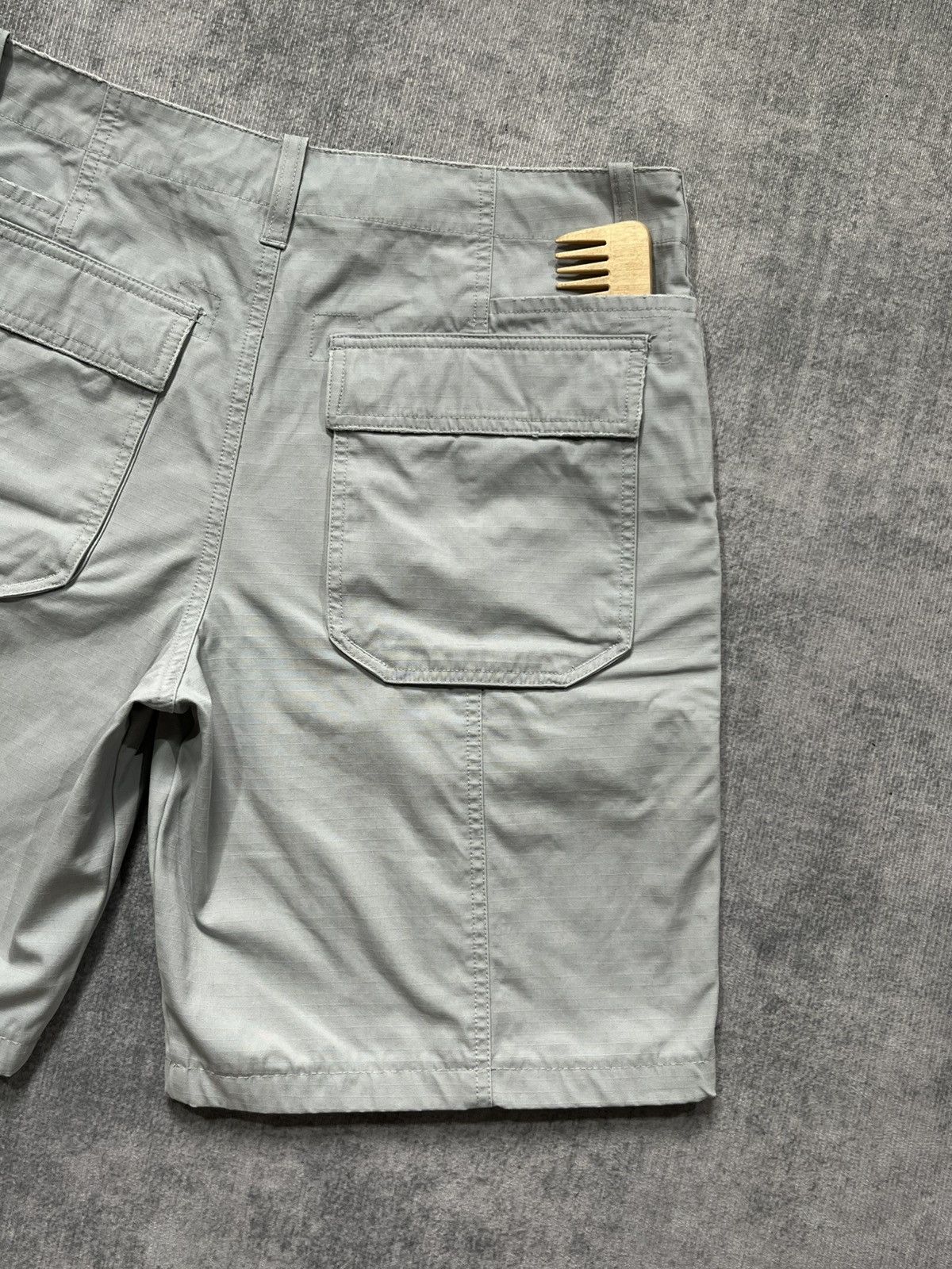 Armani Exchange × Vintage Armani Exchange Vintage ripstop shorts light grey Size US 32 / EU 48 - 9 Thumbnail