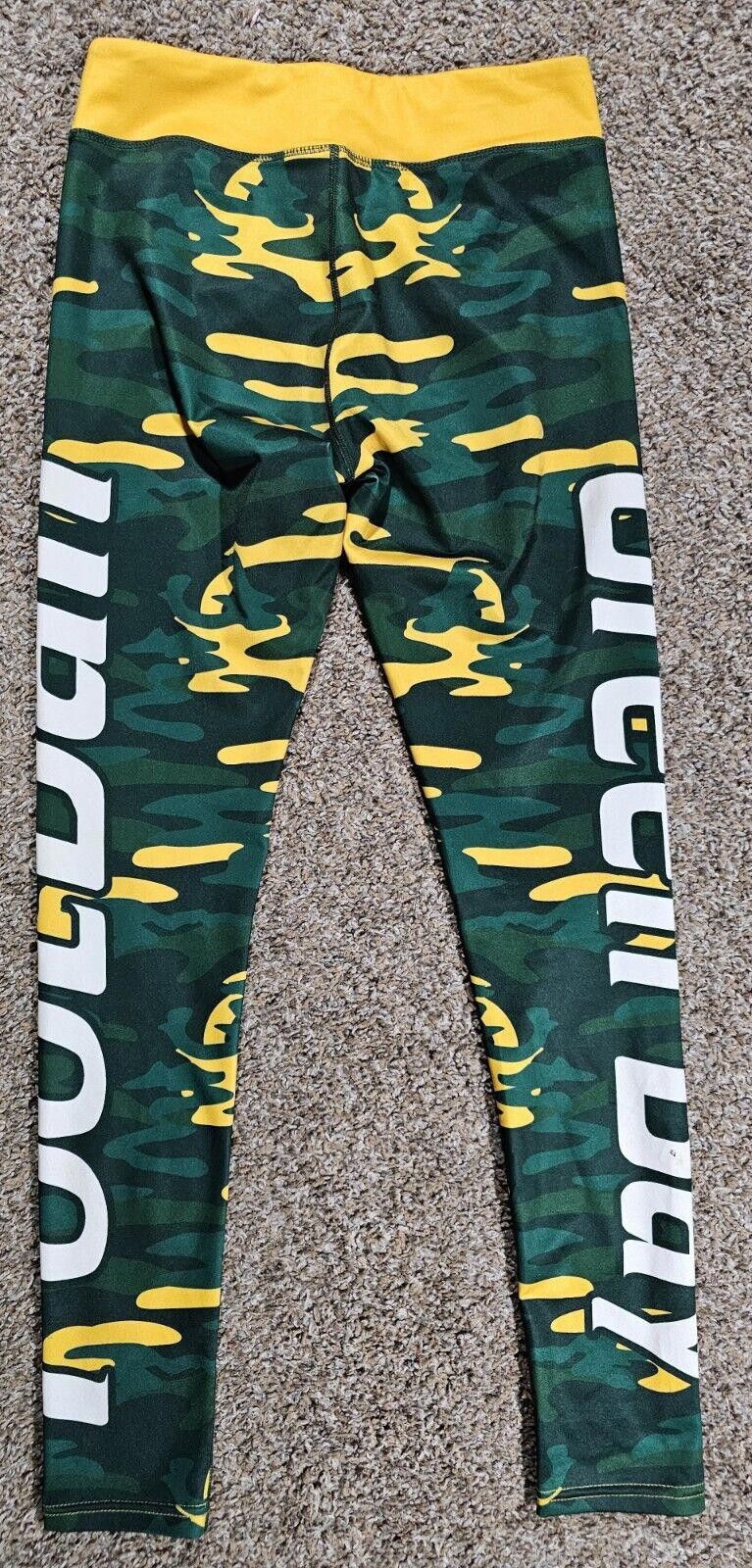 Designer Xlusion NFL LOVE Green Bay Packers Camo Women's Leggings S Size ONE SIZE - 8 Thumbnail
