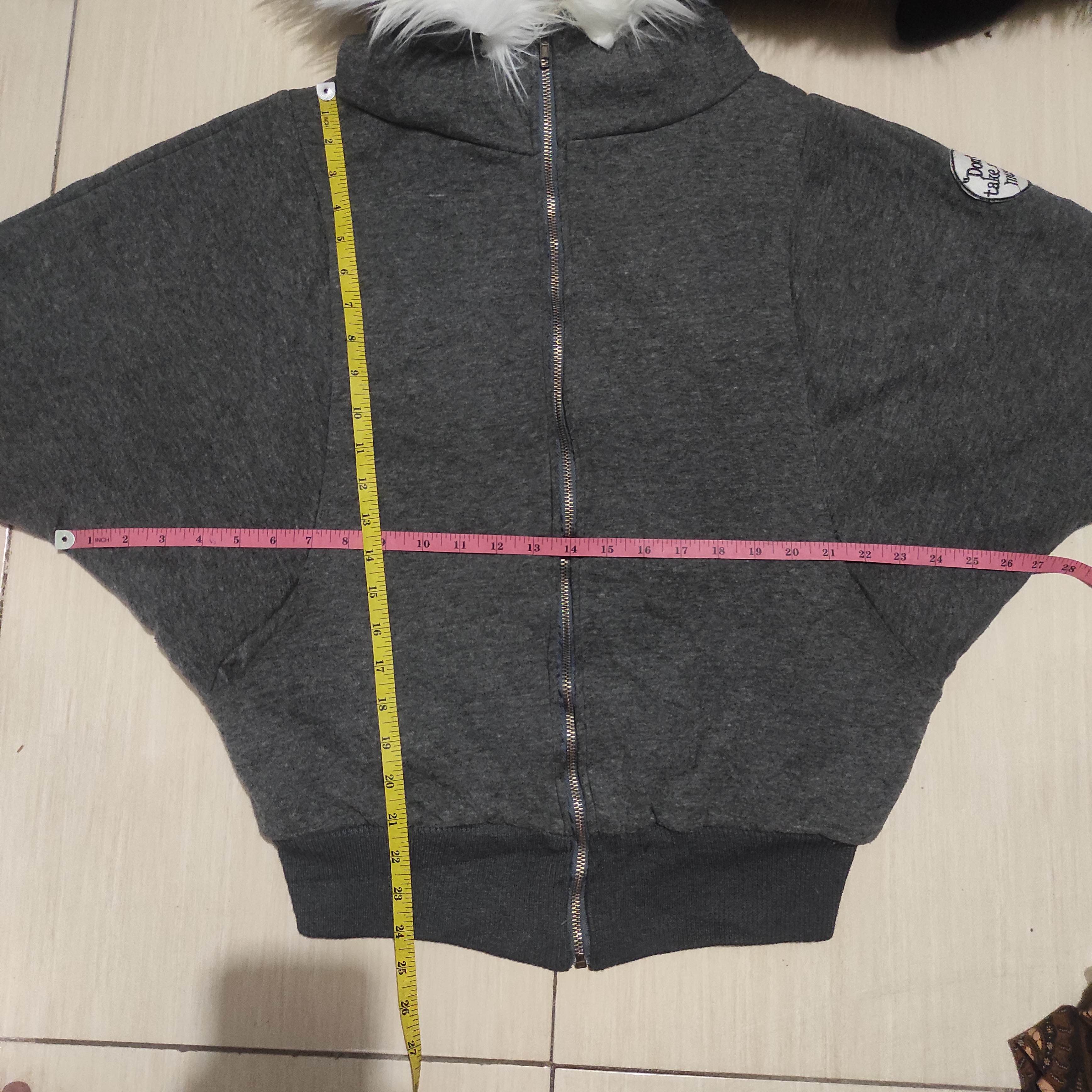 Hysteric Glamour Skull Sherpa Batwing Zip Fur Hoodie ifsixwasnine lgb style Size US M / EU 48-50 / 2 - 18 Thumbnail
