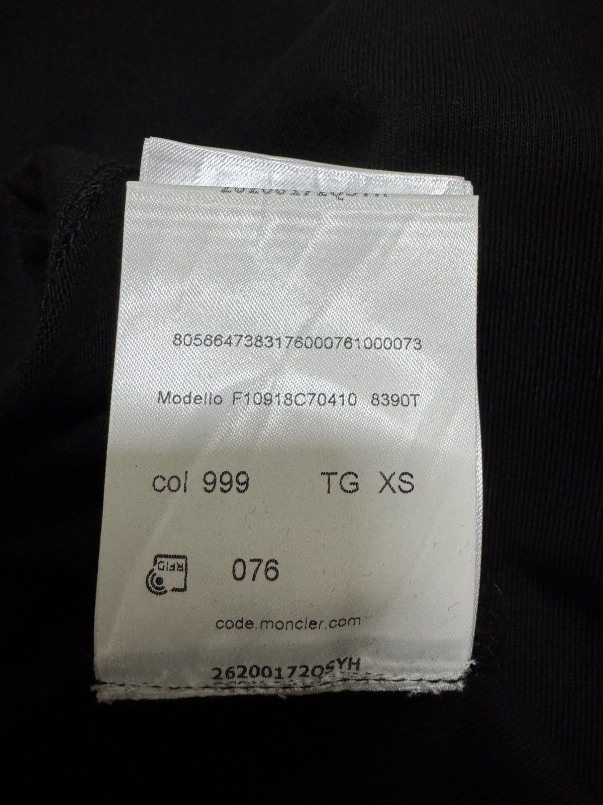Moncler Moncler Maglia Tshirt Size US XS / EU 42 / 0 - 6 Thumbnail