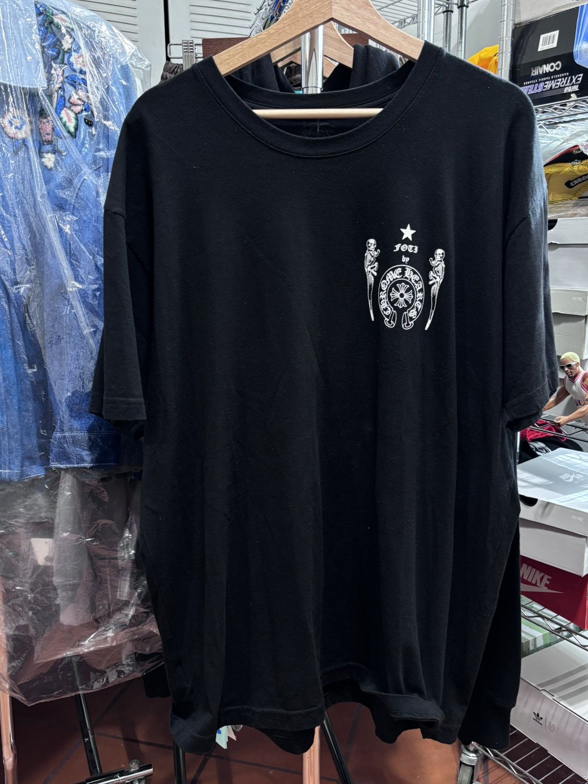 Chrome Hearts Chrome Hearts Foti Black Tee Size US XXL / EU 58 / 5 - 1 Thumbnail