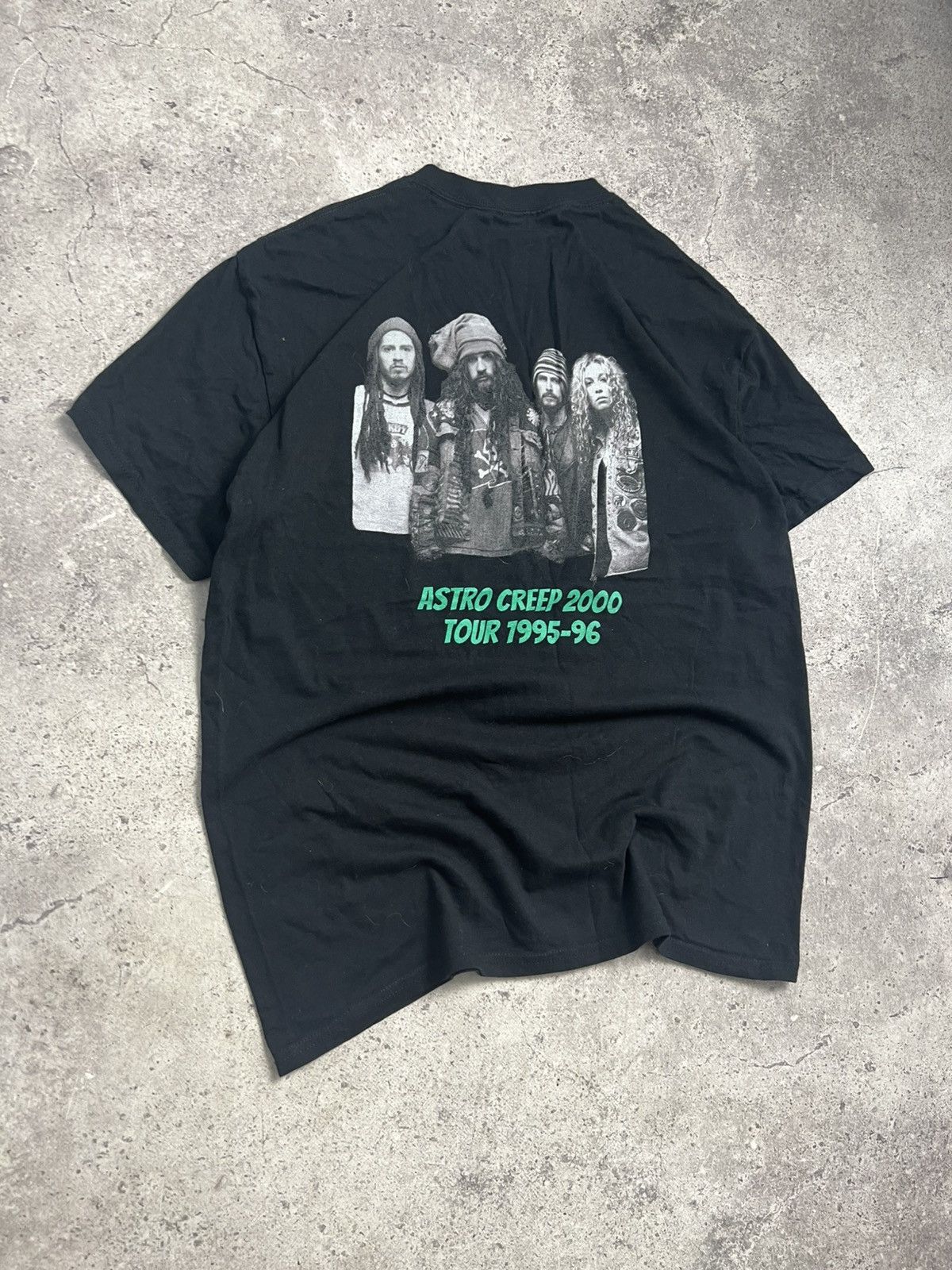 Vintage Vintage 1995 White Zombie Astro Creep 2000 Shirt Size US L / EU 52-54 / 3 - 3 Thumbnail