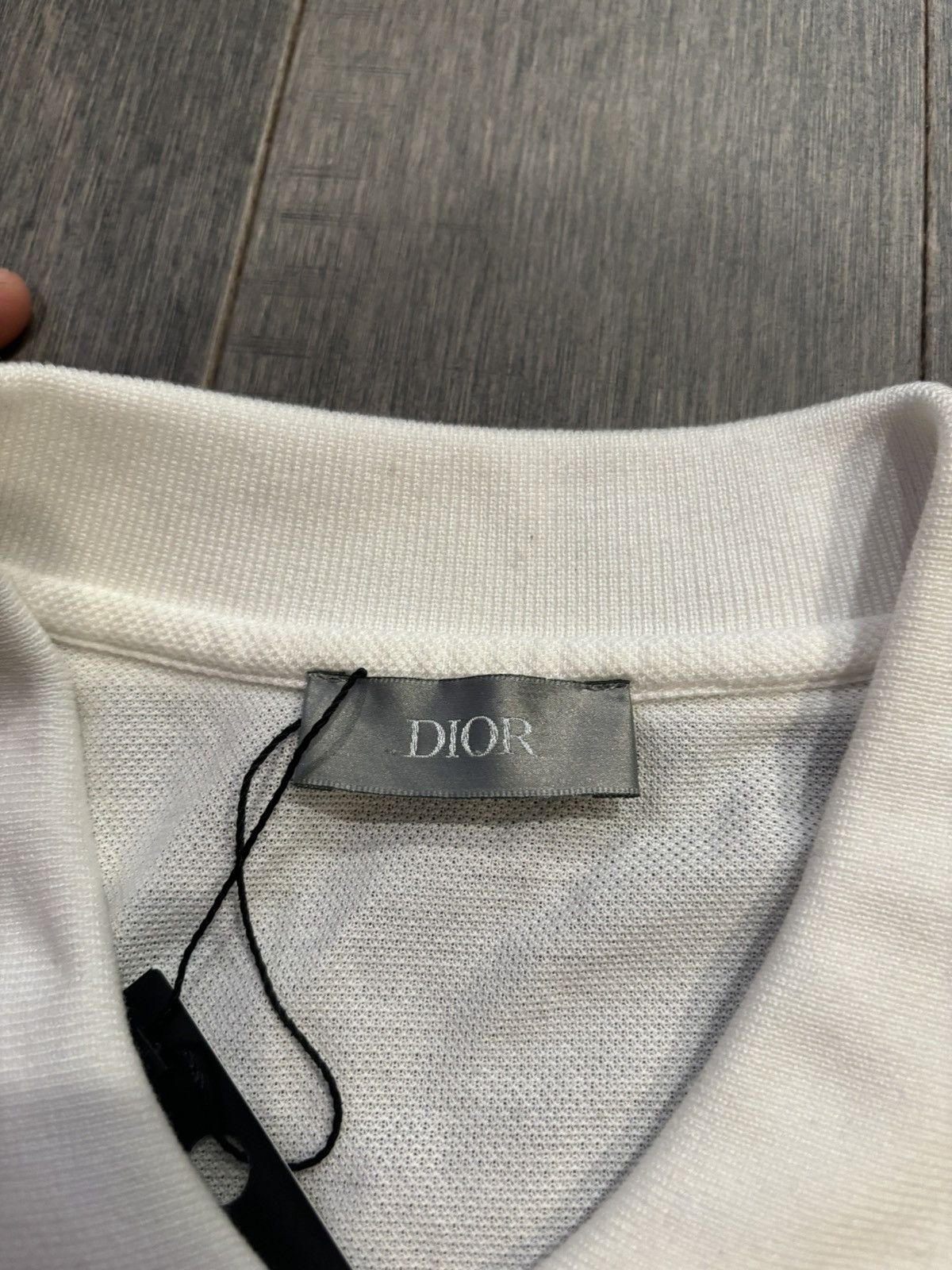 Dior Dior white polo T shirt medium Size US M / EU 48-50 / 2 - 2 Thumbnail
