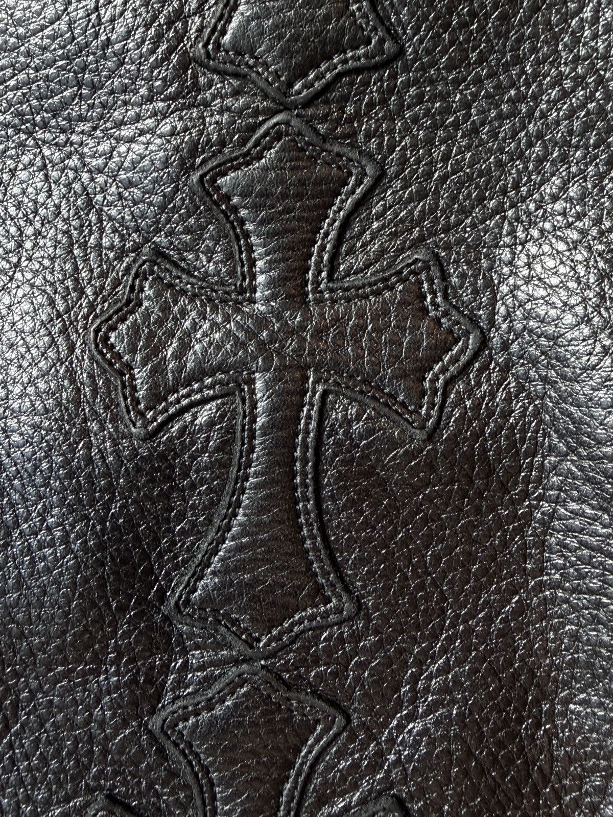 Chrome Hearts Chrome Hearts Black Lelo Cross Patch Messenger Bag Size ONE SIZE - 7 Thumbnail
