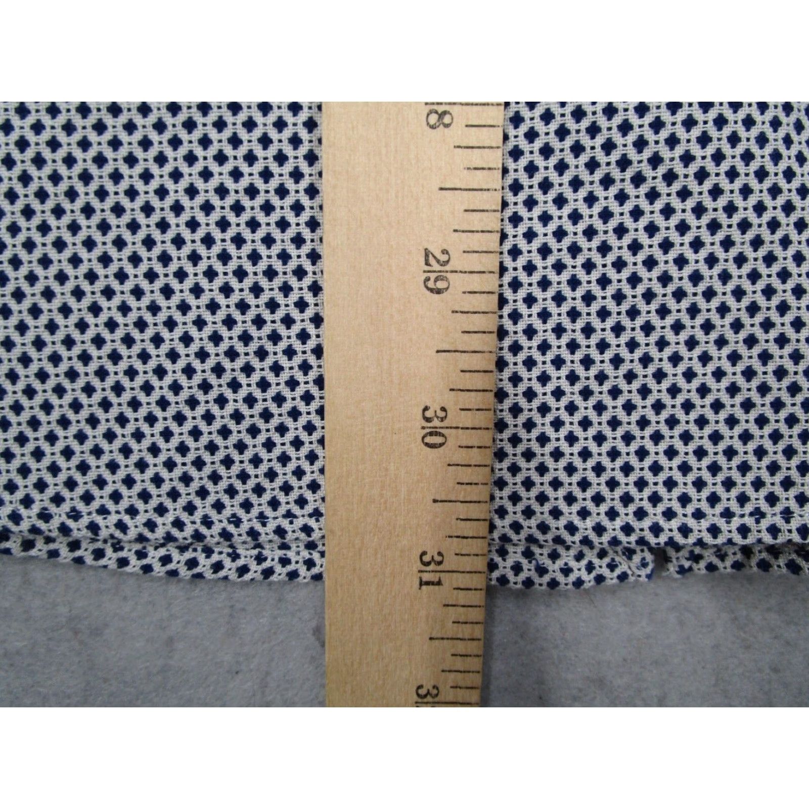 Charles Tyrwhitt Charles Tyrwhitt Men's Slim Fit Blue Geometric Pattern Dress Shirt 36 17.5 Cotton Long Sleeve Size 36R - 7 Thumbnail