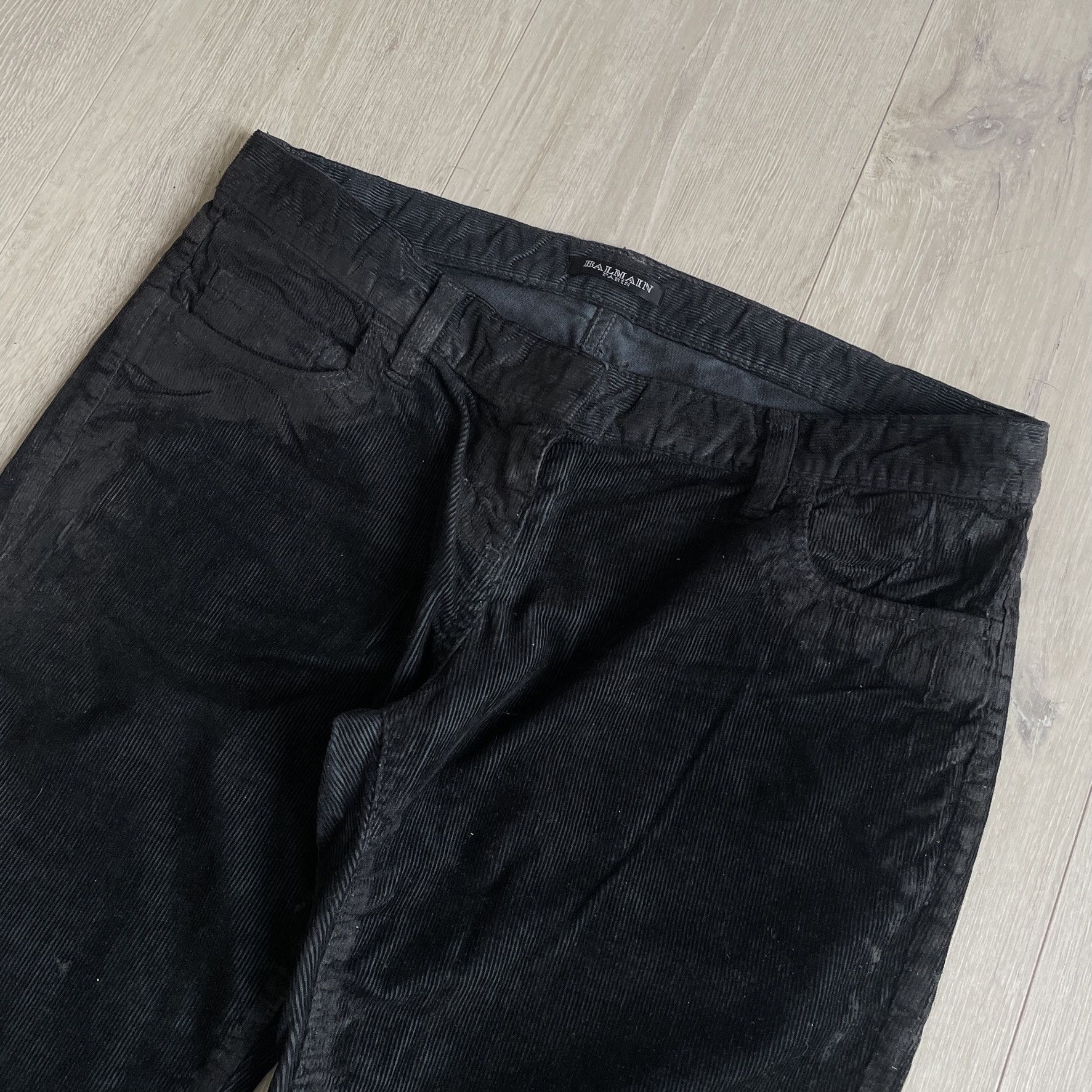 Balmain Balmain SS11 waxed corduroy pants Size US 30 / EU 46 - 4 Thumbnail