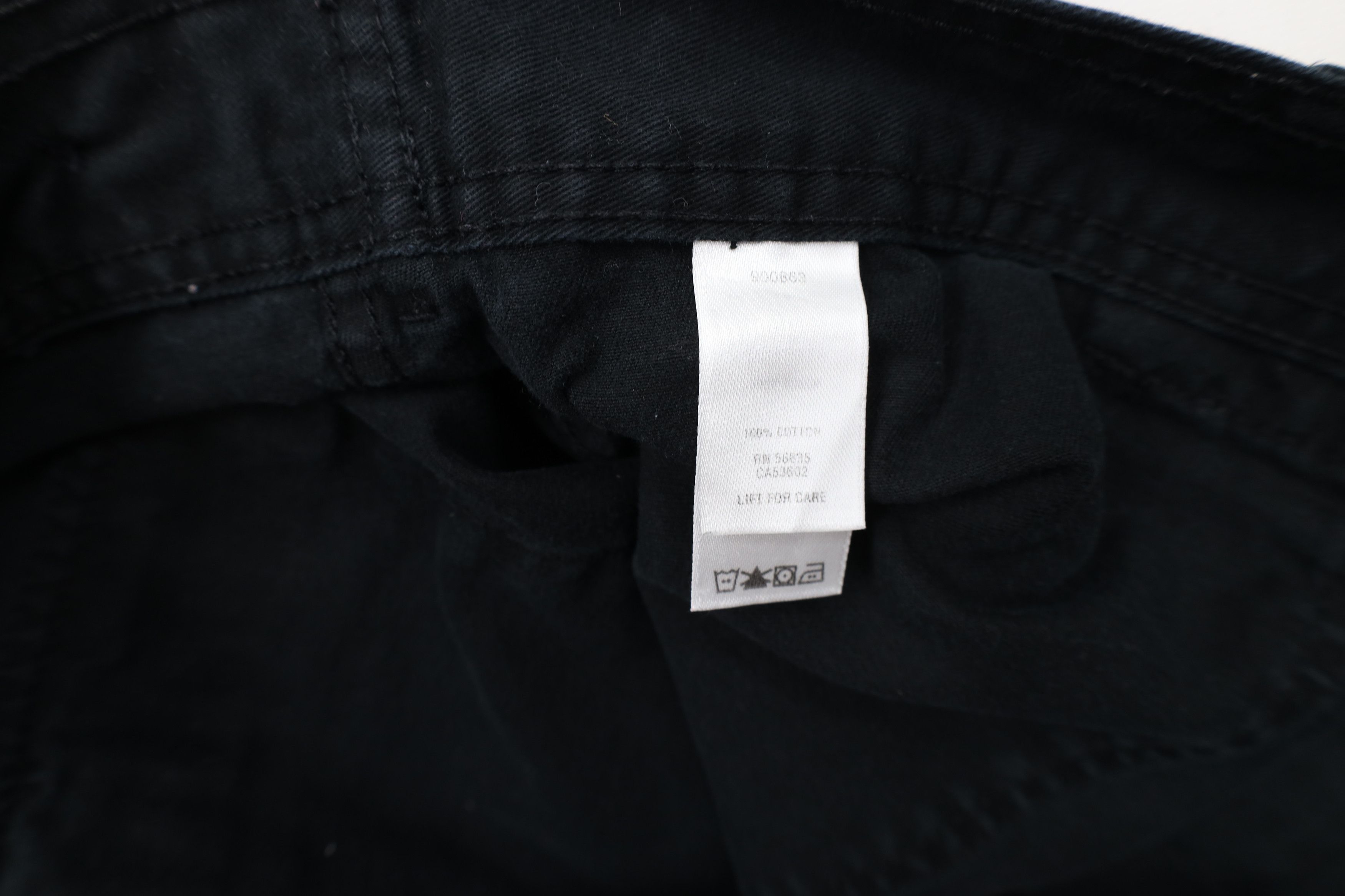 Cabelas × Vintage Vintage 90s Cabelas Above Knee Cargo Shorts Black Cotton Size US 40 / EU 56 - 8 Thumbnail