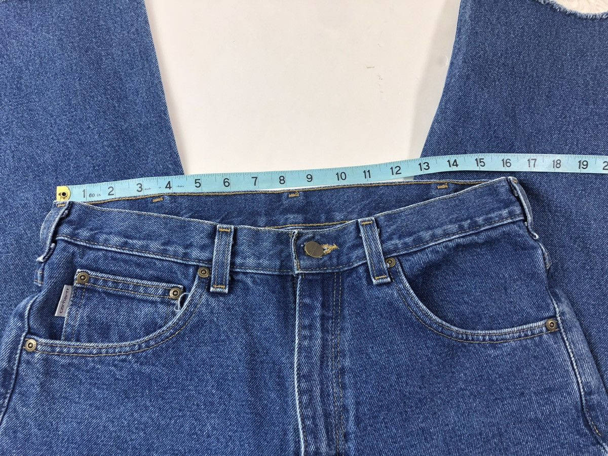Carhartt Carhartt Raw Hem Relaxed Fit B17DST Workwear Jeans 32.5x26.5 Size US 32 / EU 48 - 9 Thumbnail
