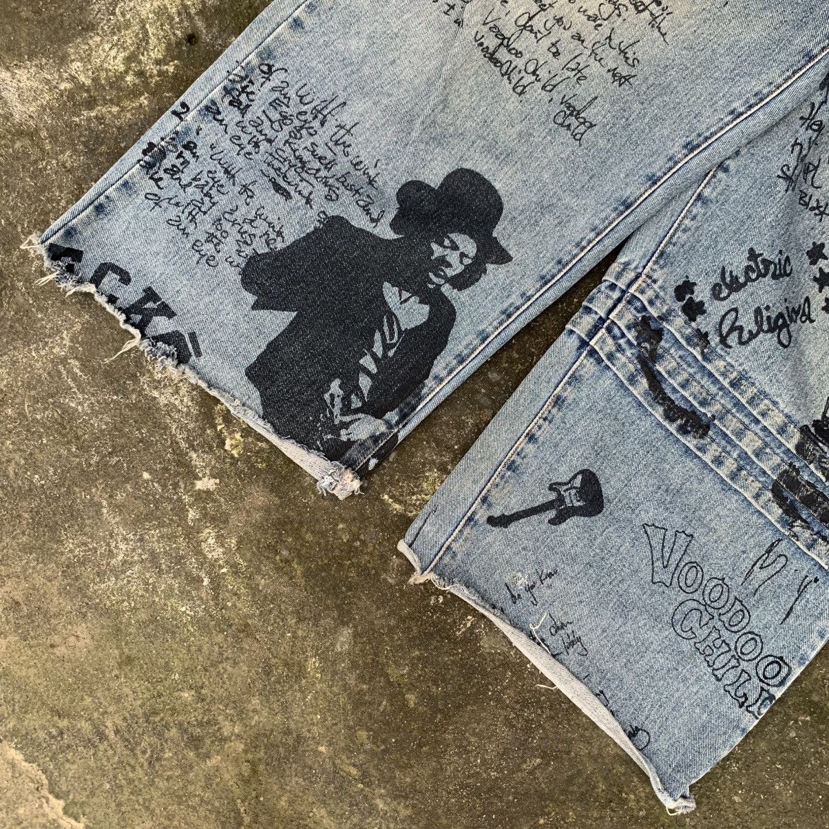 Ecko Unltd. Vintage Ecko Untld. x Jimi Hendrix Baggy Pants Size US 38 / EU 54 - 11 Thumbnail