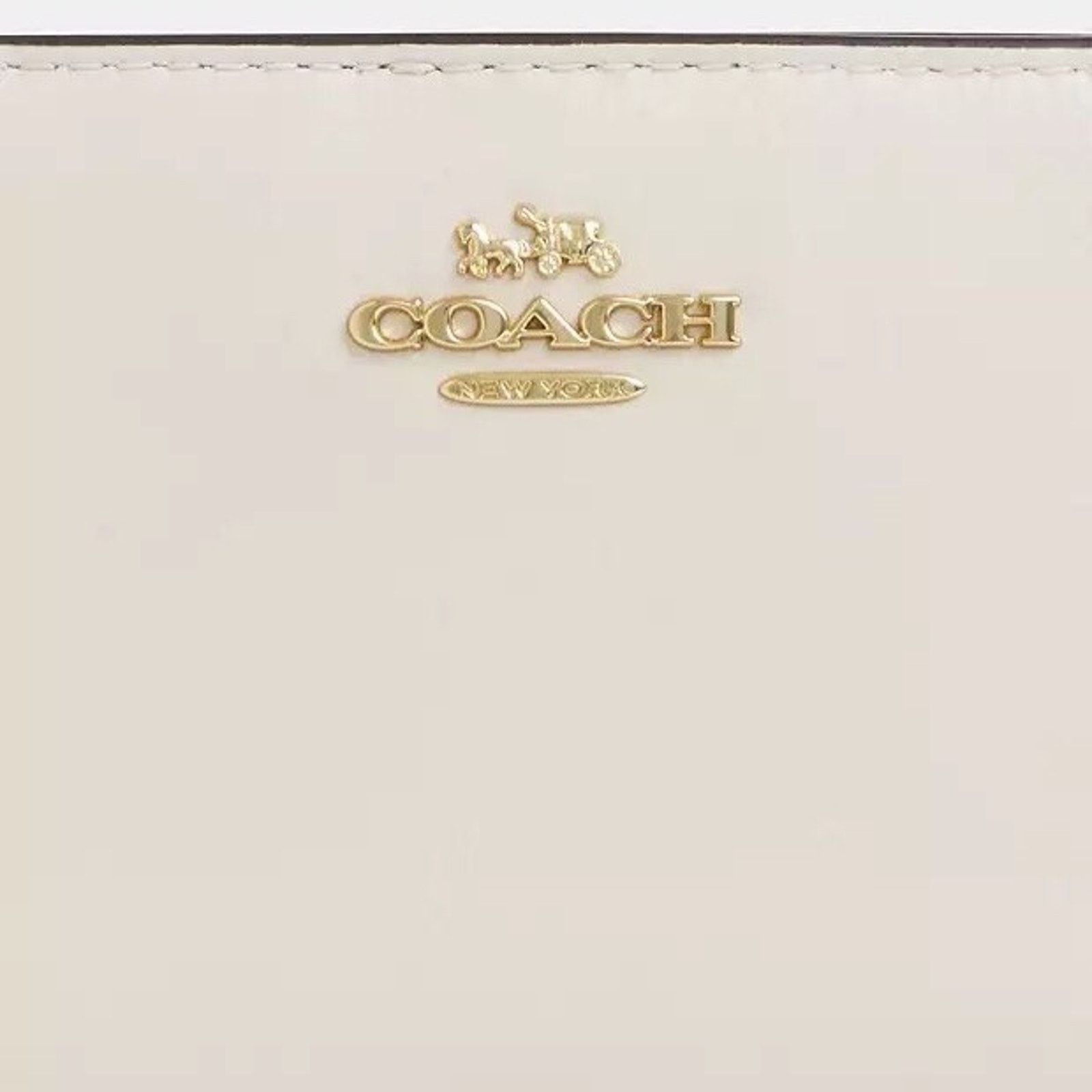 Coach NWT Coach Patent Leather Snap Small Wallet CW790 Gold/Pearl Size ONE SIZE - 5 Thumbnail