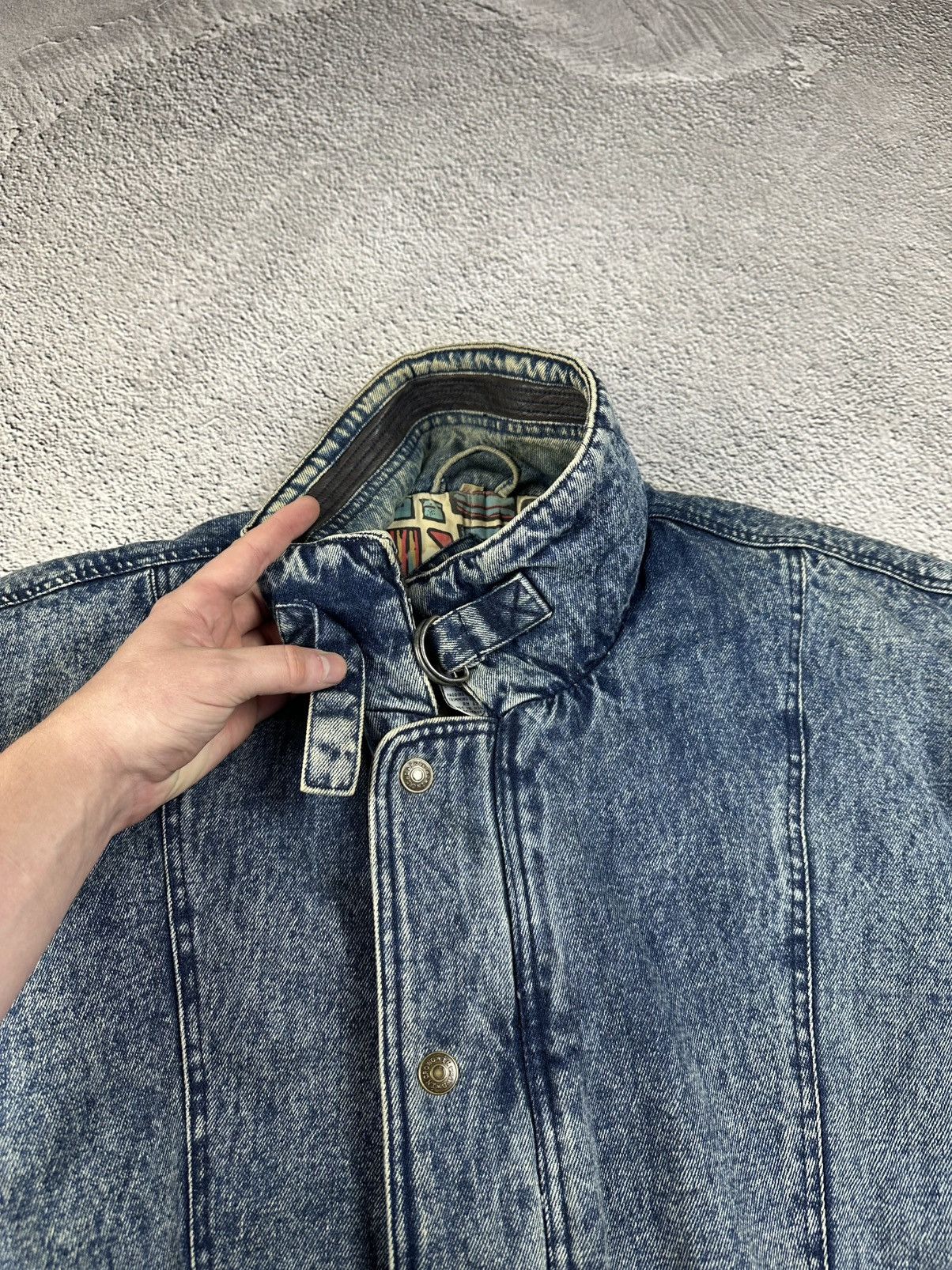 If Six Was Nine Vintage In Crowd Denim Jacket 90s Hip Hop Style Faded Japan Size US XL / EU 56 / 4 - 11 Thumbnail