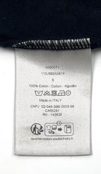 Dior Dior Black All-Over Monogram Logo Towel Short Sleeve K12 Size US S / EU 44-46 / 1 - 5 Thumbnail