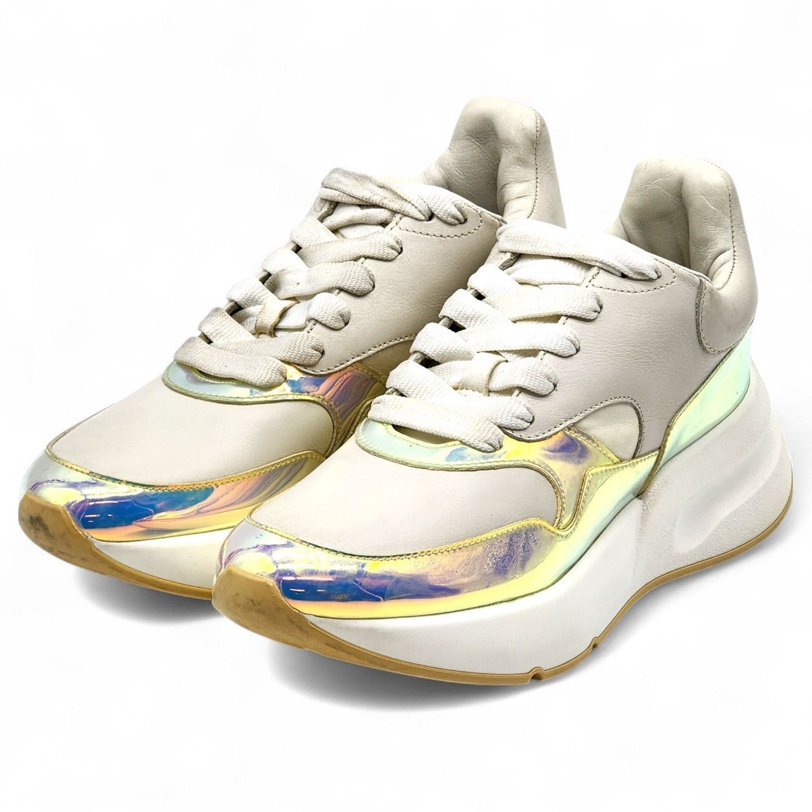 Alexander McQueen Oversized Runners Kadin Sneakers White EU 40 US 7 Size US 7 / EU 40 - 1 Thumbnail