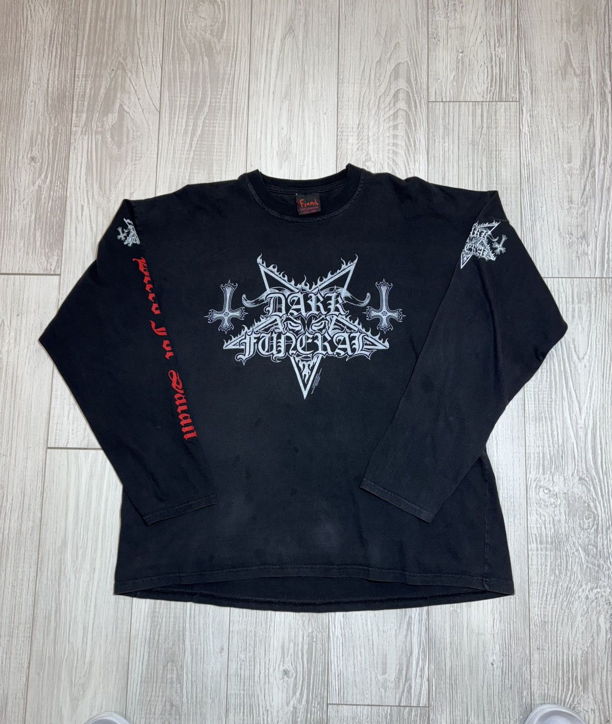 Vintage Vintage Dark Funeral Bleed for Satan Tour 1998 Size US XL / EU 56 / 4 - 1 Thumbnail