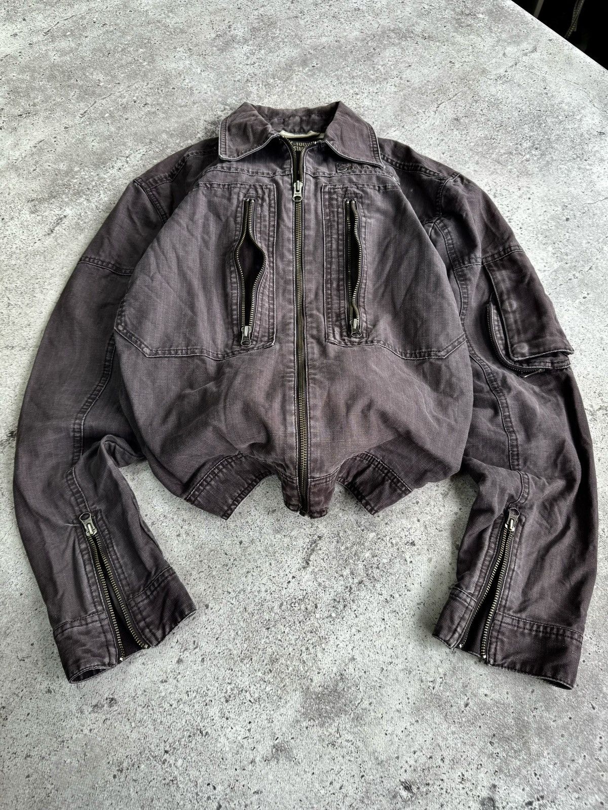 Japanese Brand Vintage Faded Cargo Junya Watanabe IfSixWasNine Style Jacket Size US L / EU 52-54 / 3 - 2 Thumbnail