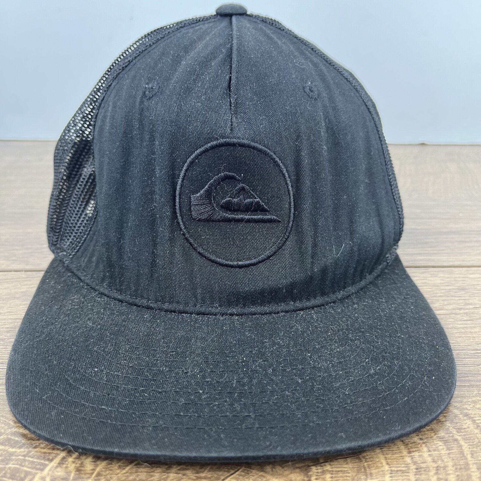 Other Quicksilver Hat Quick Silver Snapback Hat Black Hat Adjustab Size ONE SIZE - 1 Thumbnail