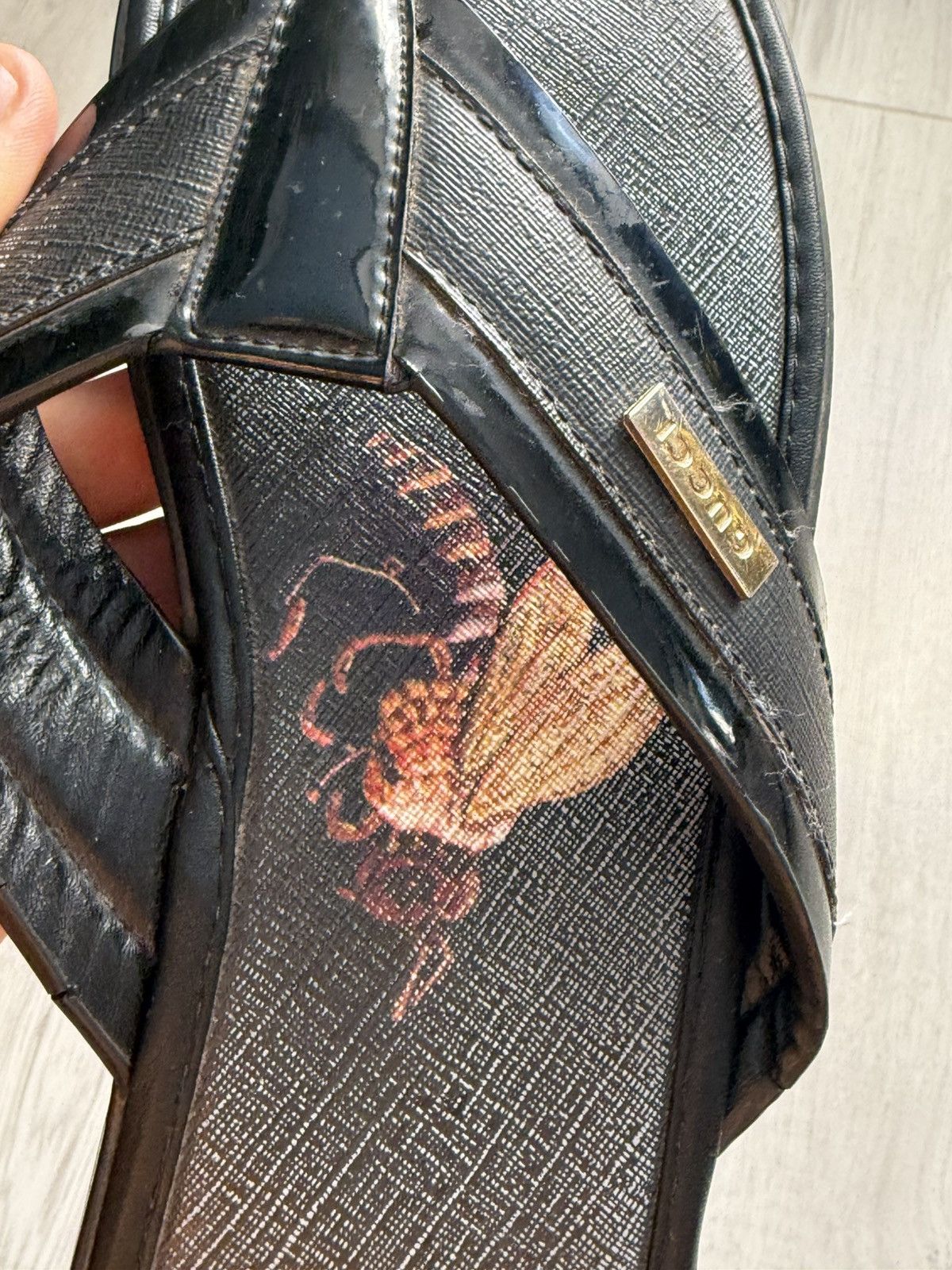Gucci Vintage Gucci leather flip-flops Size US 9 / EU 42 - 4 Thumbnail