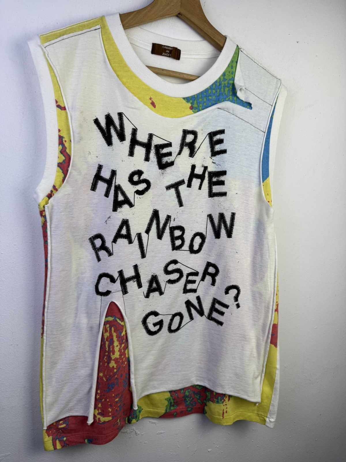 CABANE de ZUCCa Cabane de Zucca Issey Miyake cut and sewn sleeveless t-shirt Size US M / EU 48-50 / 2 - 2 Thumbnail