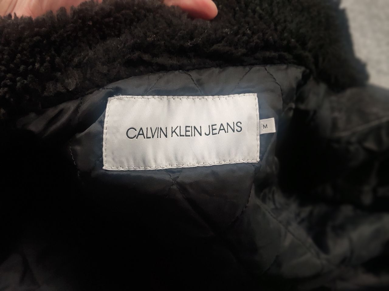 Calvin Klein Calvin Klein Jeans Sherpa Flight Bomber Denim Jacket Raf Size US M / EU 48-50 / 2 - 16 Thumbnail