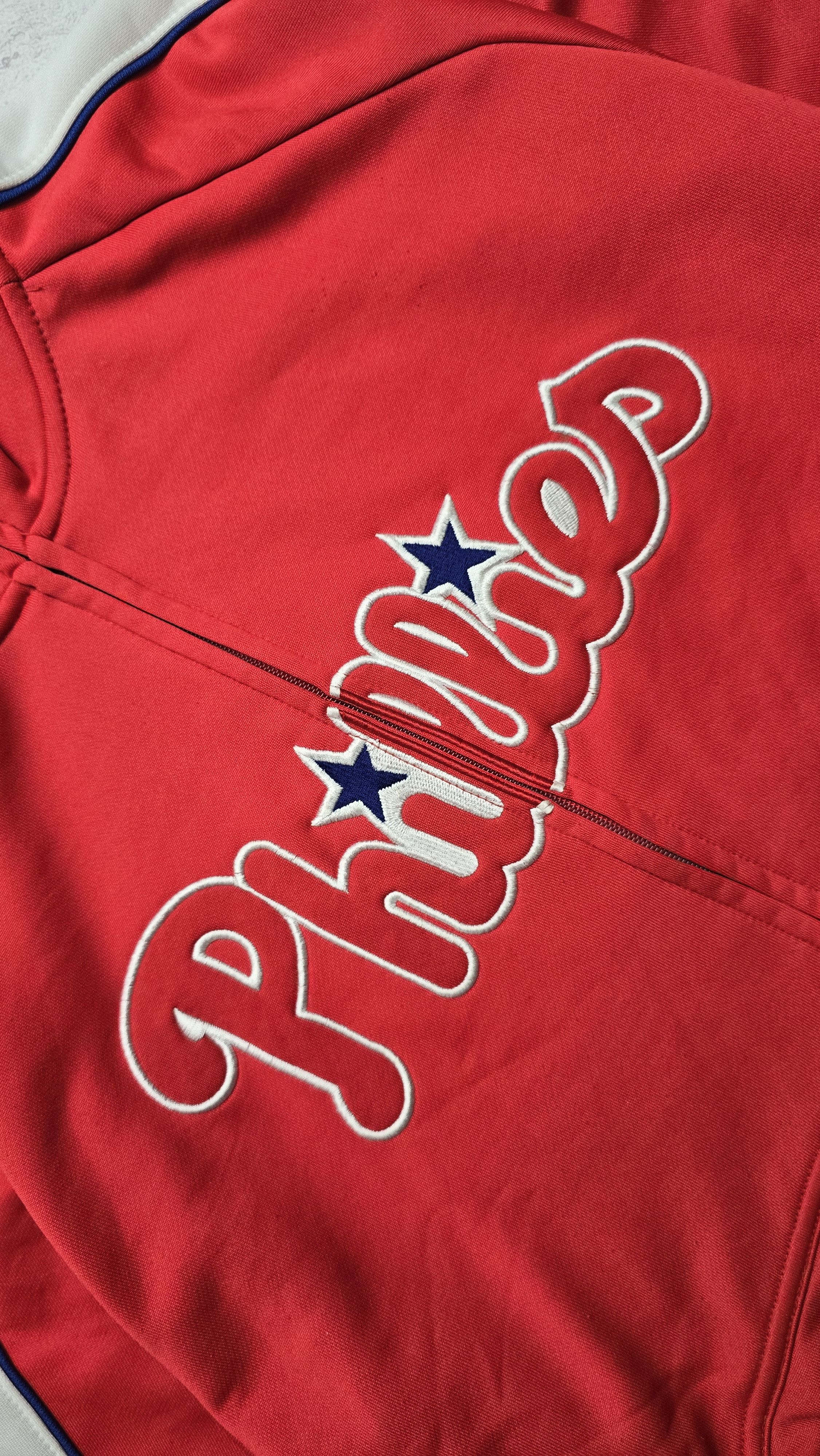 Majestic VTG Philadelphia Phillies MLB baseball Full-Zip Track Jacket Size US S / EU 44-46 / 1 - 18 Thumbnail
