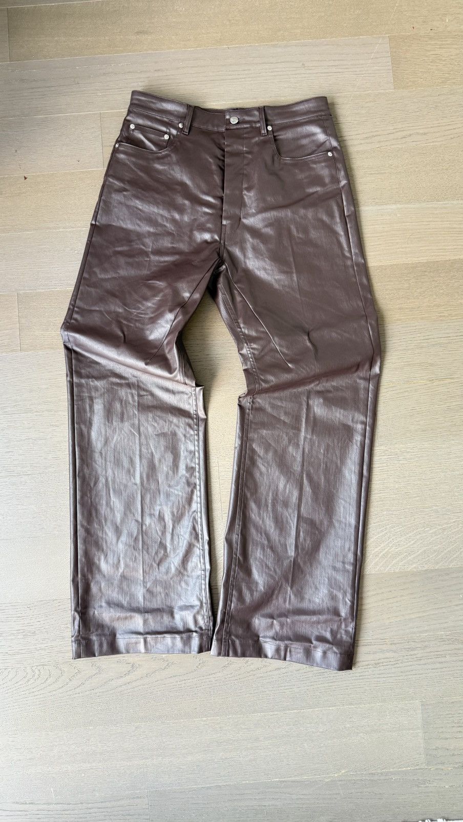Rick Owens Rick Owen Brown Jeans Size US 30 / EU 46 - 2 Thumbnail
