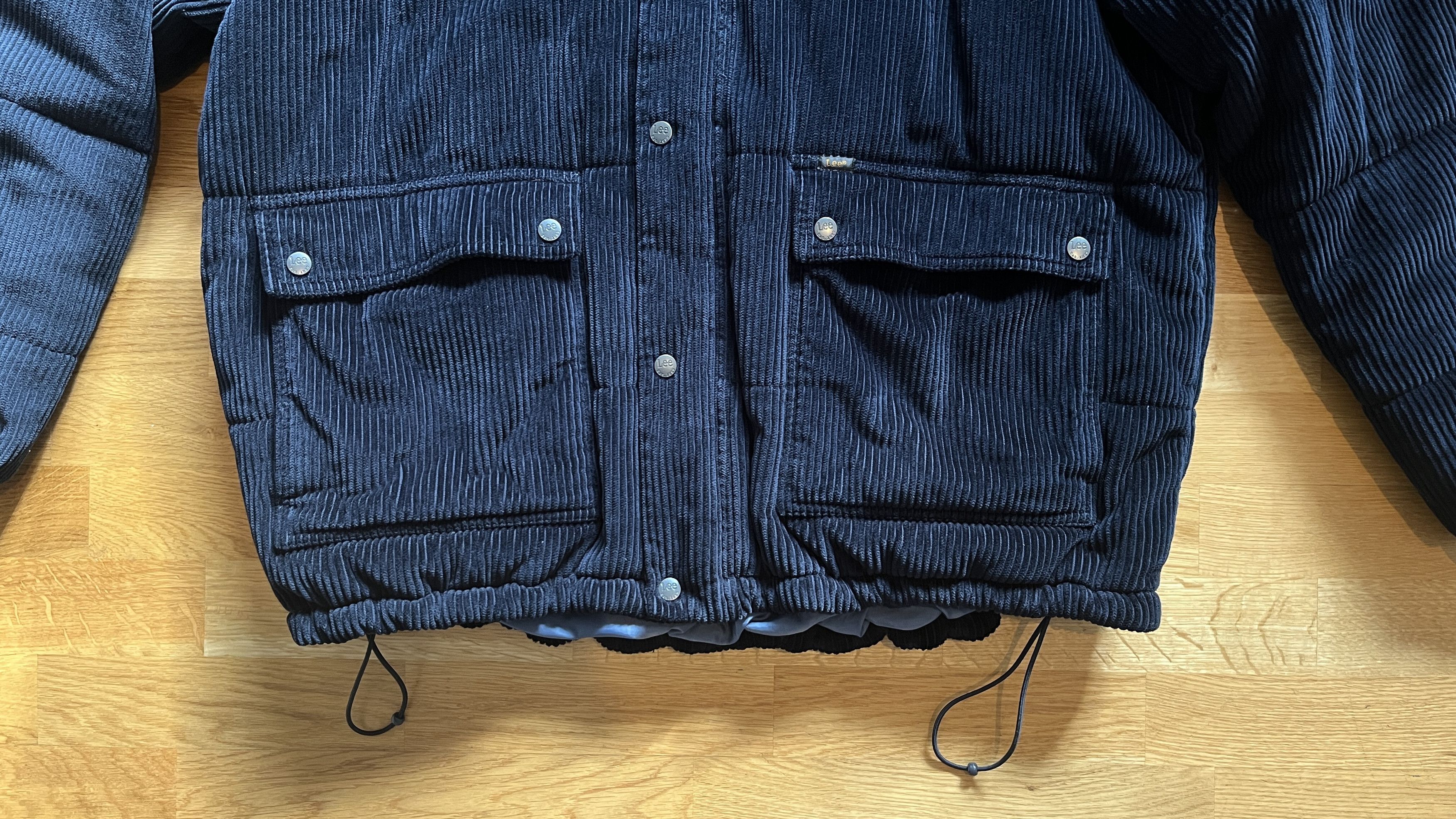 Lee Lee 2 Pockets Wide Wale Cord Puffer Jacket Navy XXL Size US XXL / EU 58 / 5 - 4 Thumbnail