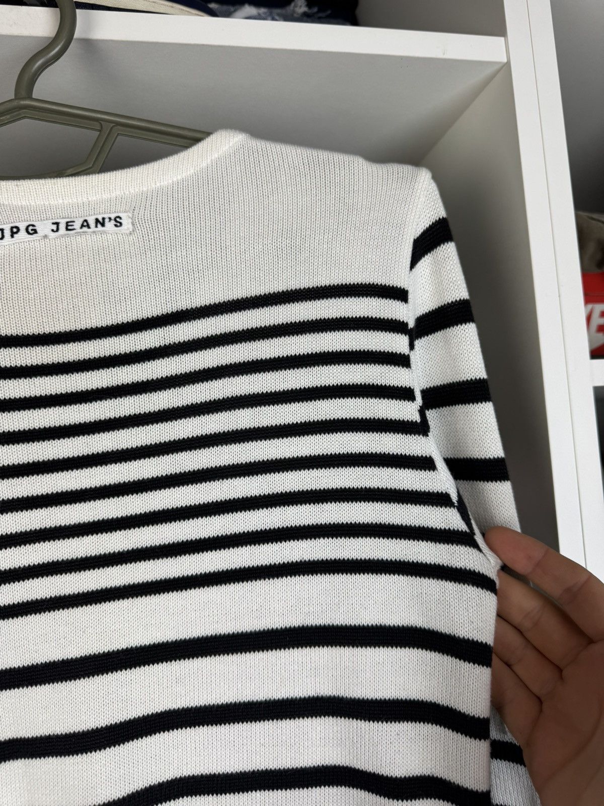 Jean Paul Gaultier Jean Paul Gaultier JPG Jeans Striped Zip-Up Cardigan Sweater Size S / US 4 / IT 40 - 18 Thumbnail