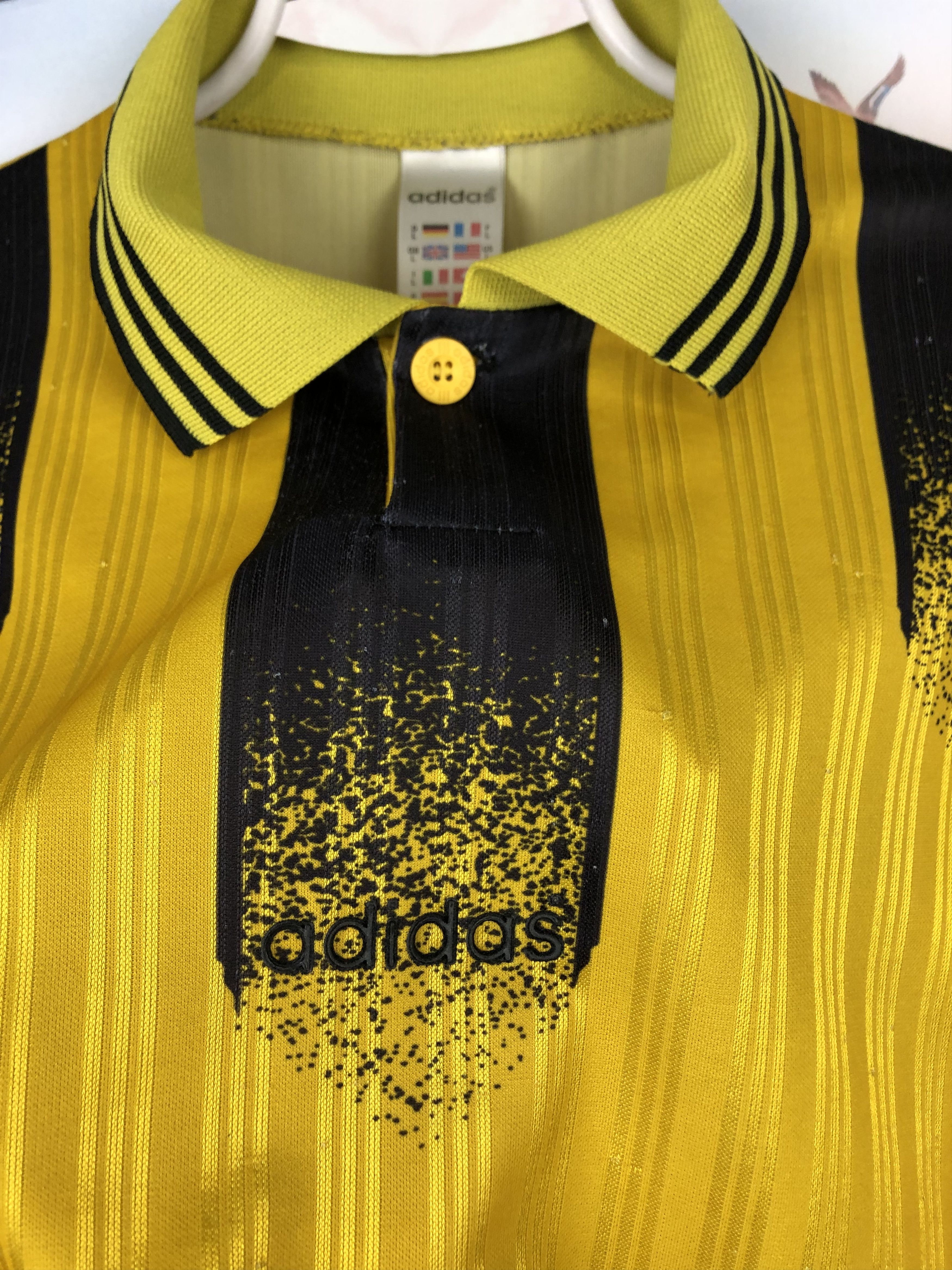 Adidas Vintage 90's Adidas Football Template Shirt Soccer Jersey Size US L / EU 52-54 / 3 - 2 Thumbnail